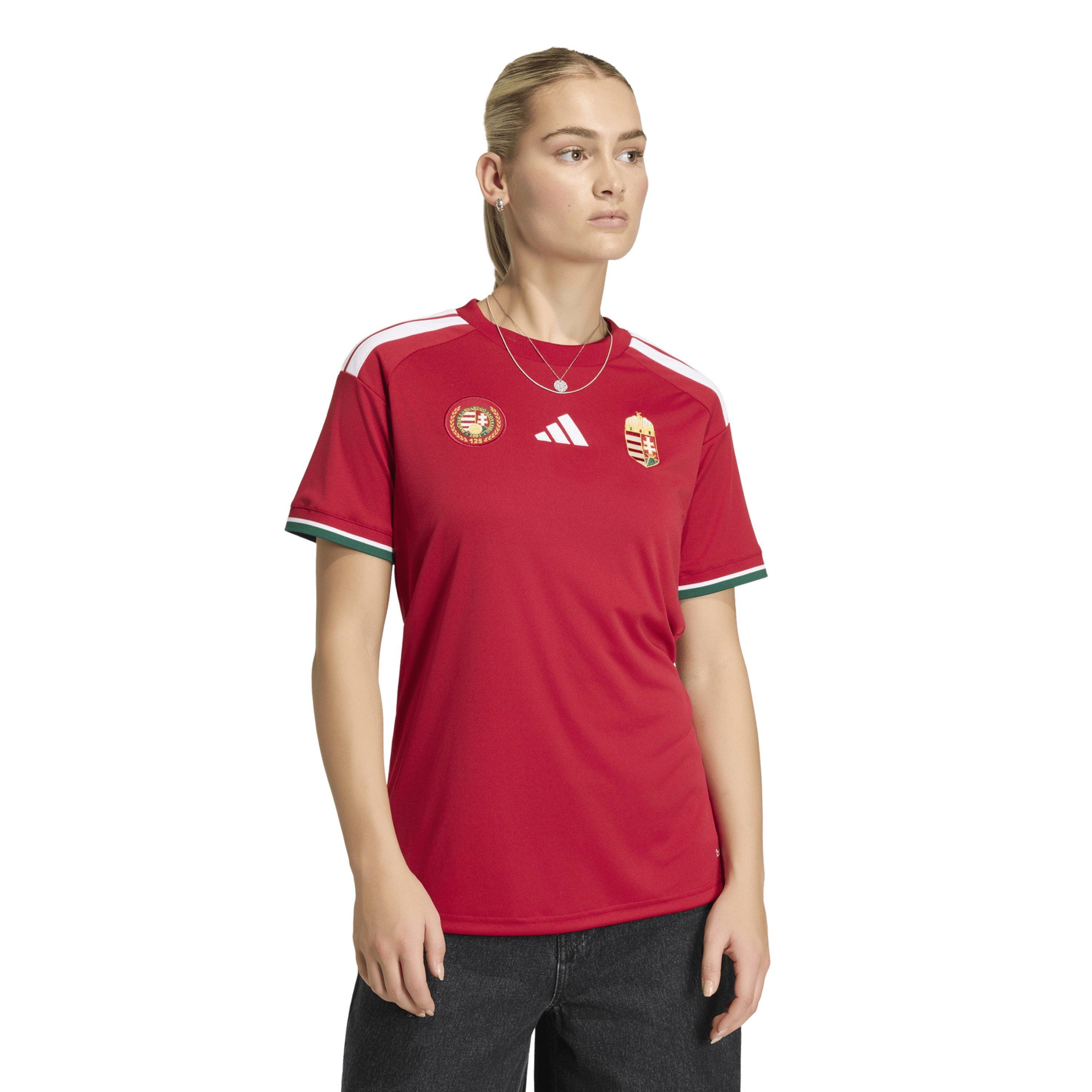 Red/White - adidas - Hungary Home Shirt World Cup 2026 Womens - 3