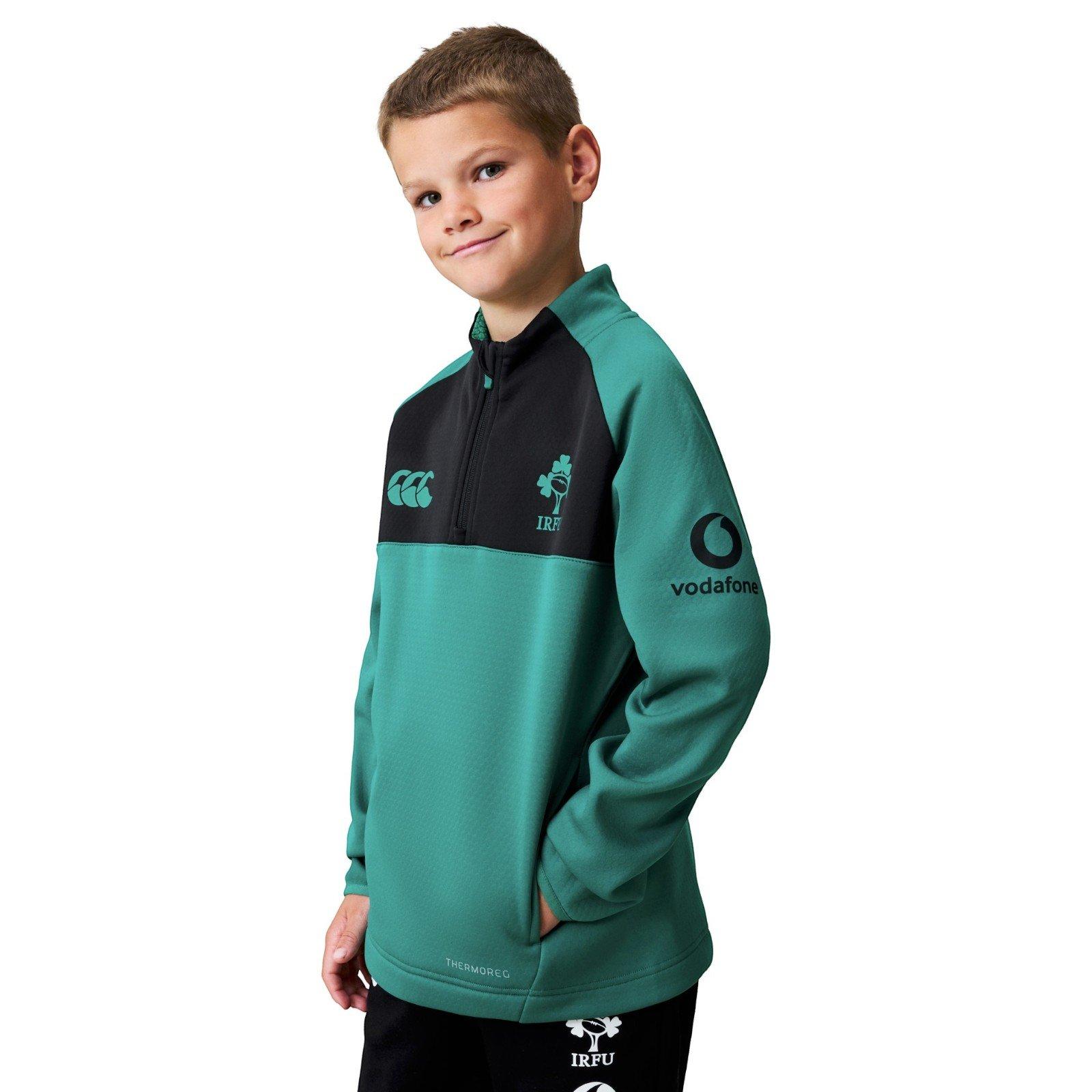 Verde - Canterbury - Canterbury Ireland Half Zip Top Junior - 3