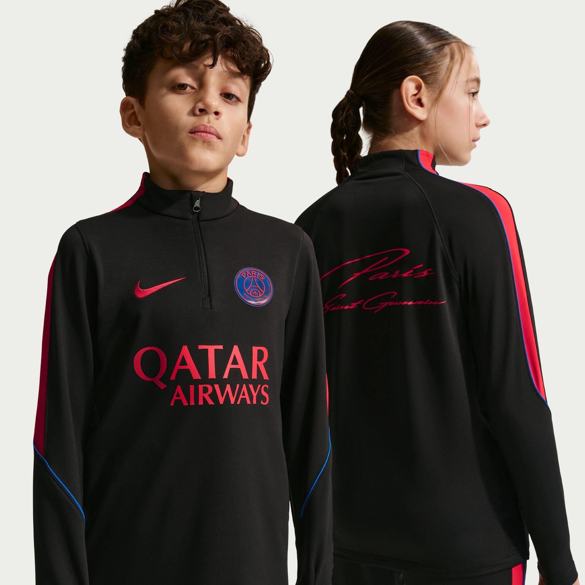 Noir/Rouge - Nike - PSG Training Drill Top 2026/27 Juniors - 1