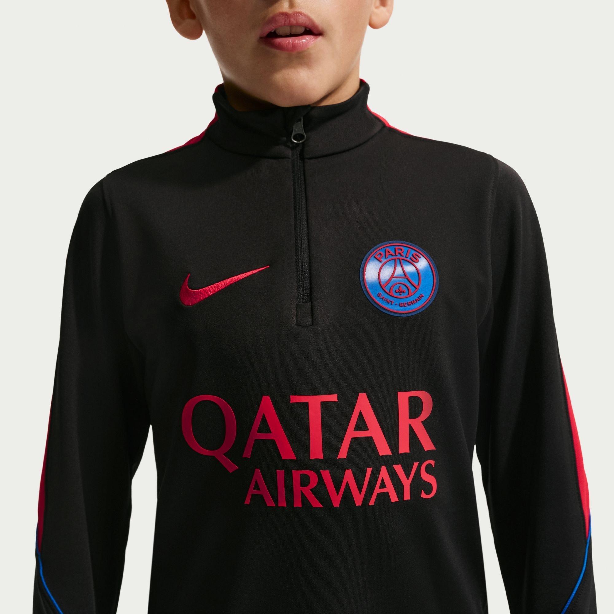 Noir/Rouge - Nike - PSG Training Drill Top 2026/27 Juniors - 3