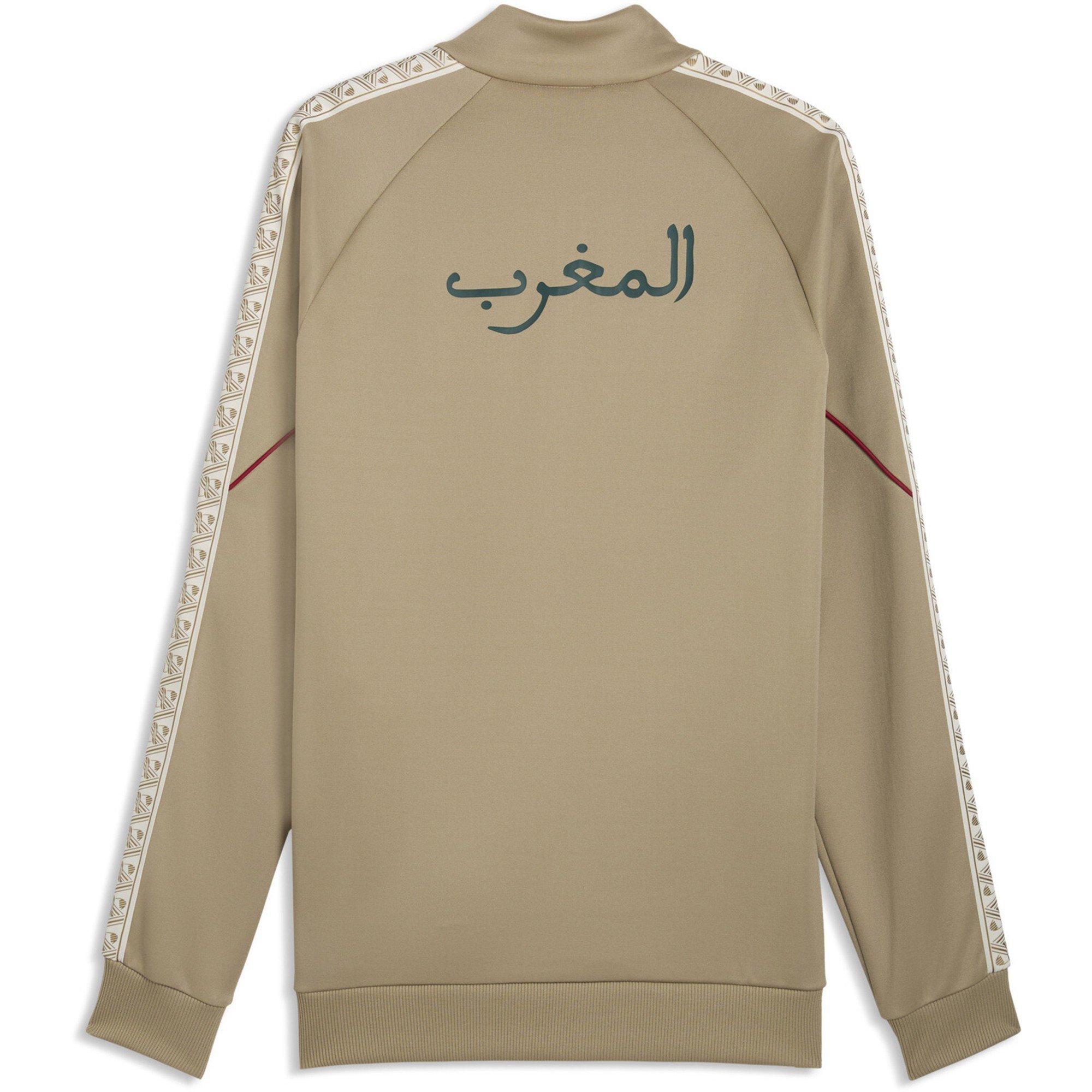 Beige/Groen - Puma - Men's Morocco International Licensed Tracksuit Top - 2