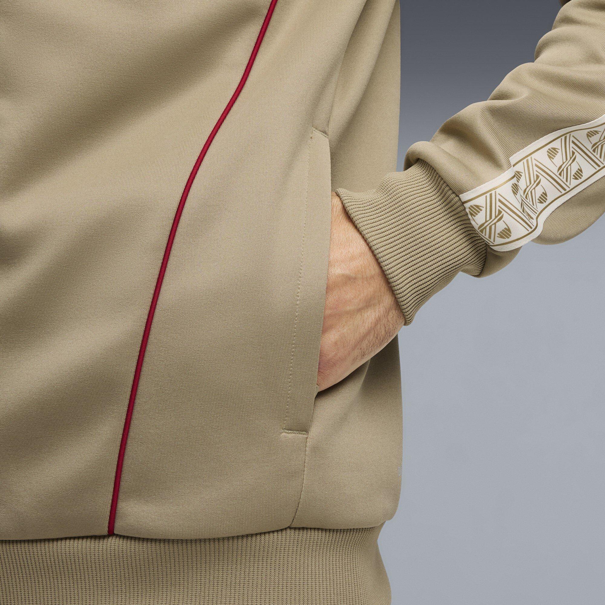 Beige/Groen - Puma - Men's Morocco International Licensed Tracksuit Top - 6