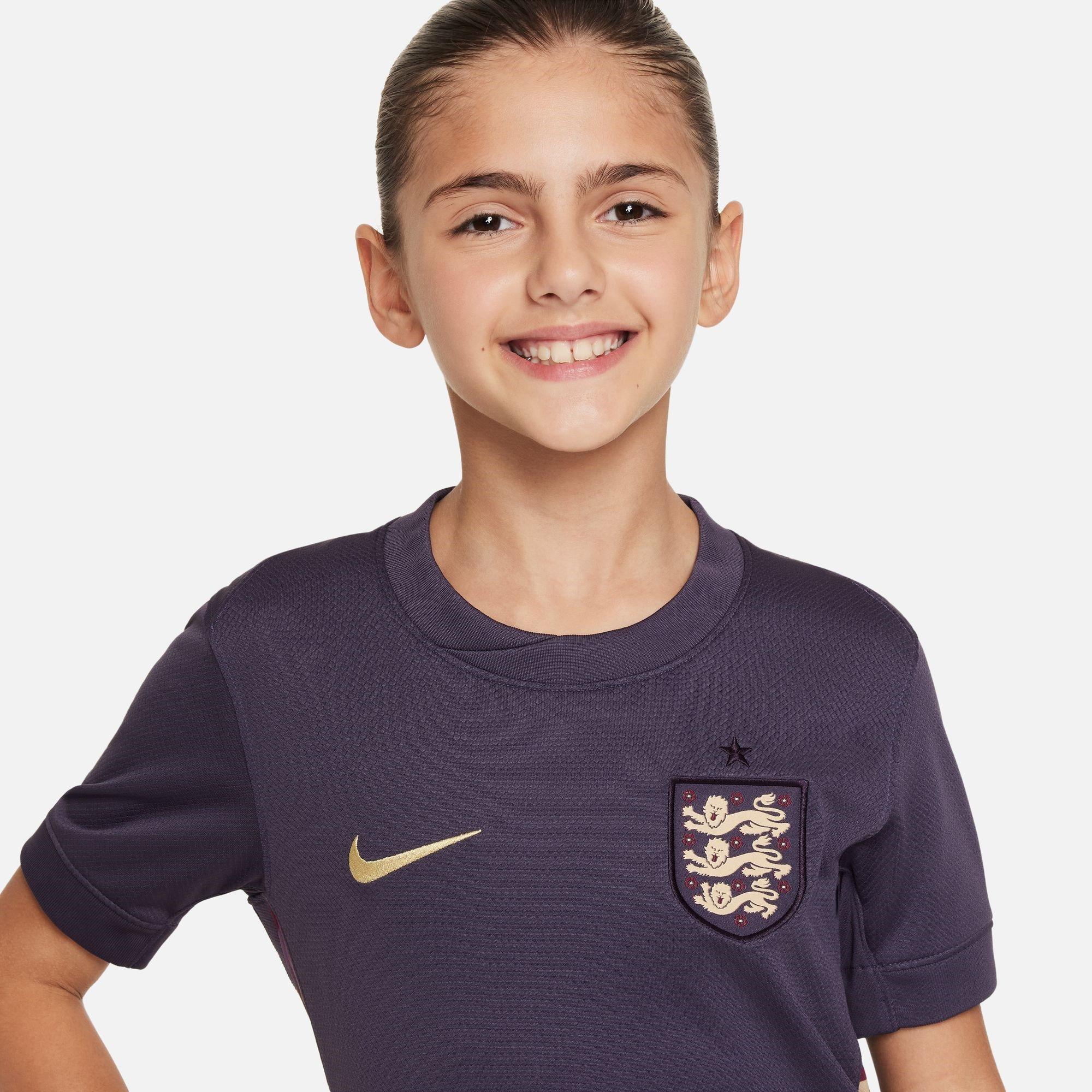 Paars - Nike - England Away Shirt 2024 Juniors - 5