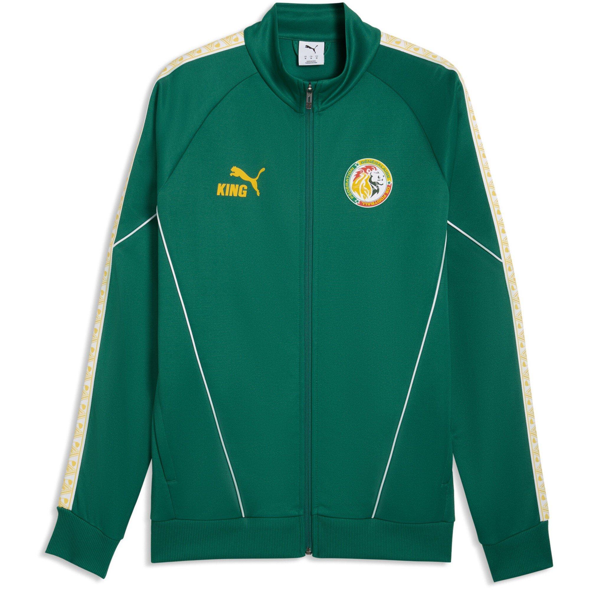 Green/Yellow - Puma - Mens Senegal Tracksuit Top World Cup 2026 - 1
