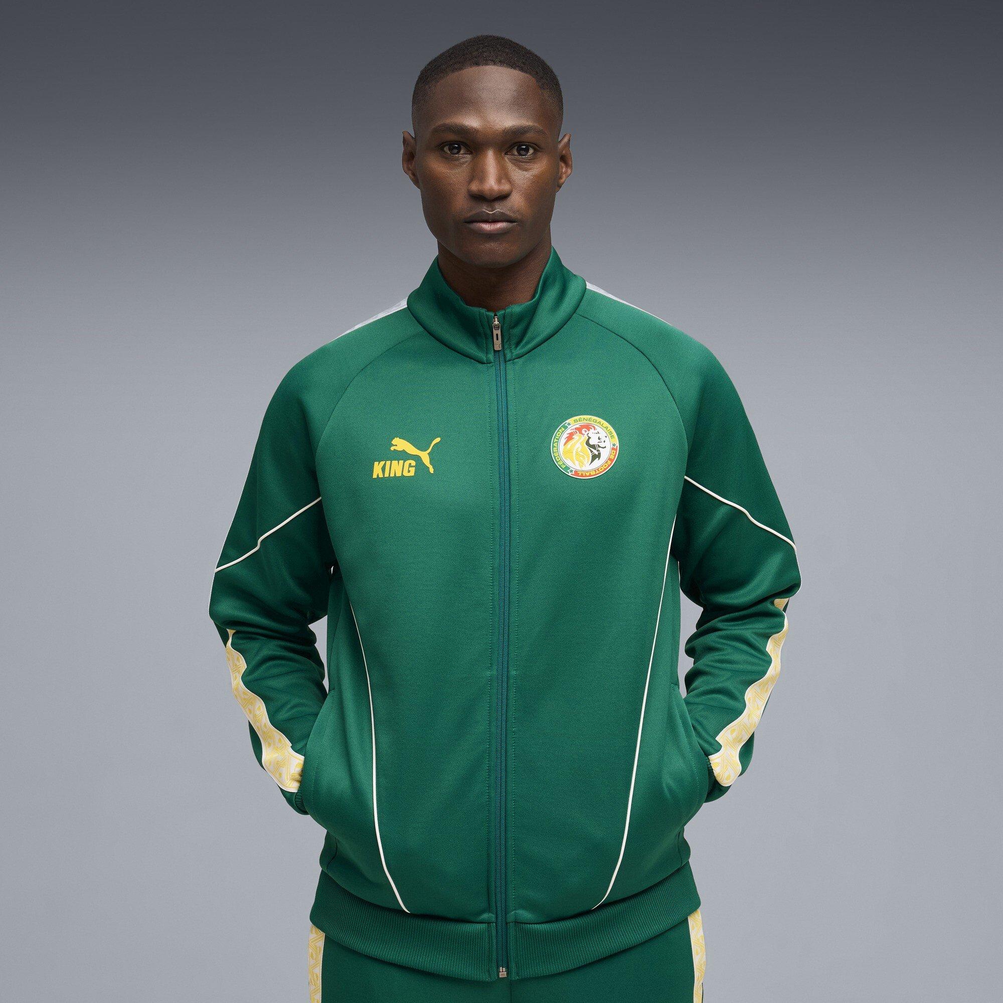 Groen/Geel - Puma - Men's Senegal Tracksuit Top - 3