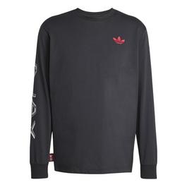 adidas Ajax Amsterdam Graphic Long Sleeve T Shirt Adults