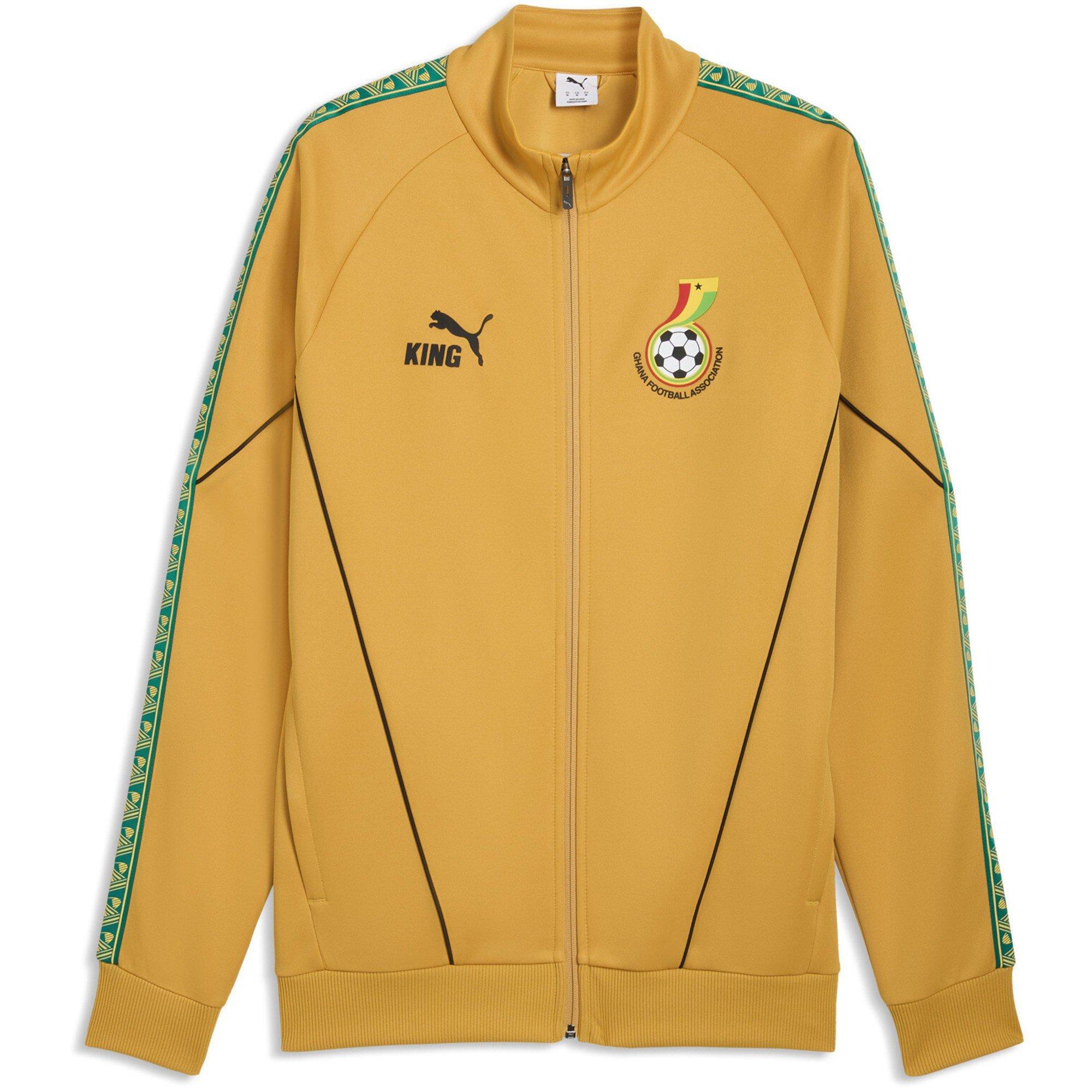 Goud/Zwart - Puma - Men's Ghana International Licensed Tracksuit Top - 1