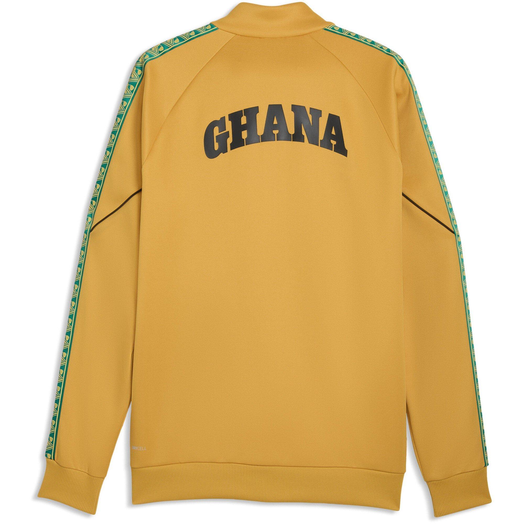 Goud/Zwart - Puma - Men's Ghana International Licensed Tracksuit Top - 2