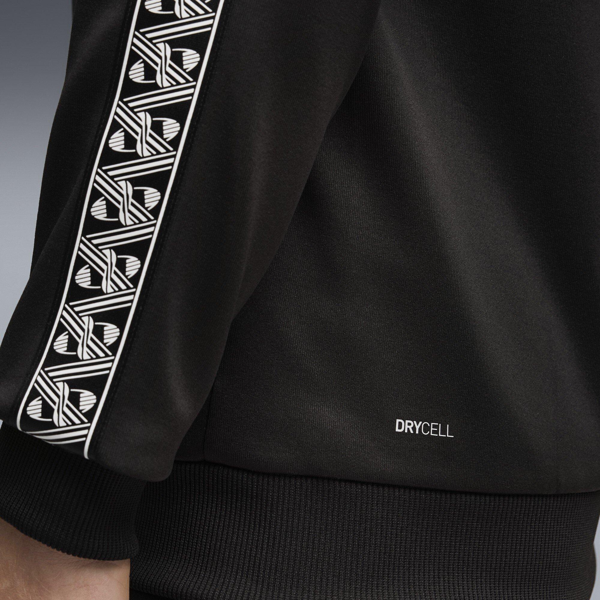 Zwart/Wit - Puma - Men's Austria International Licensed Tracksuit Top - 6