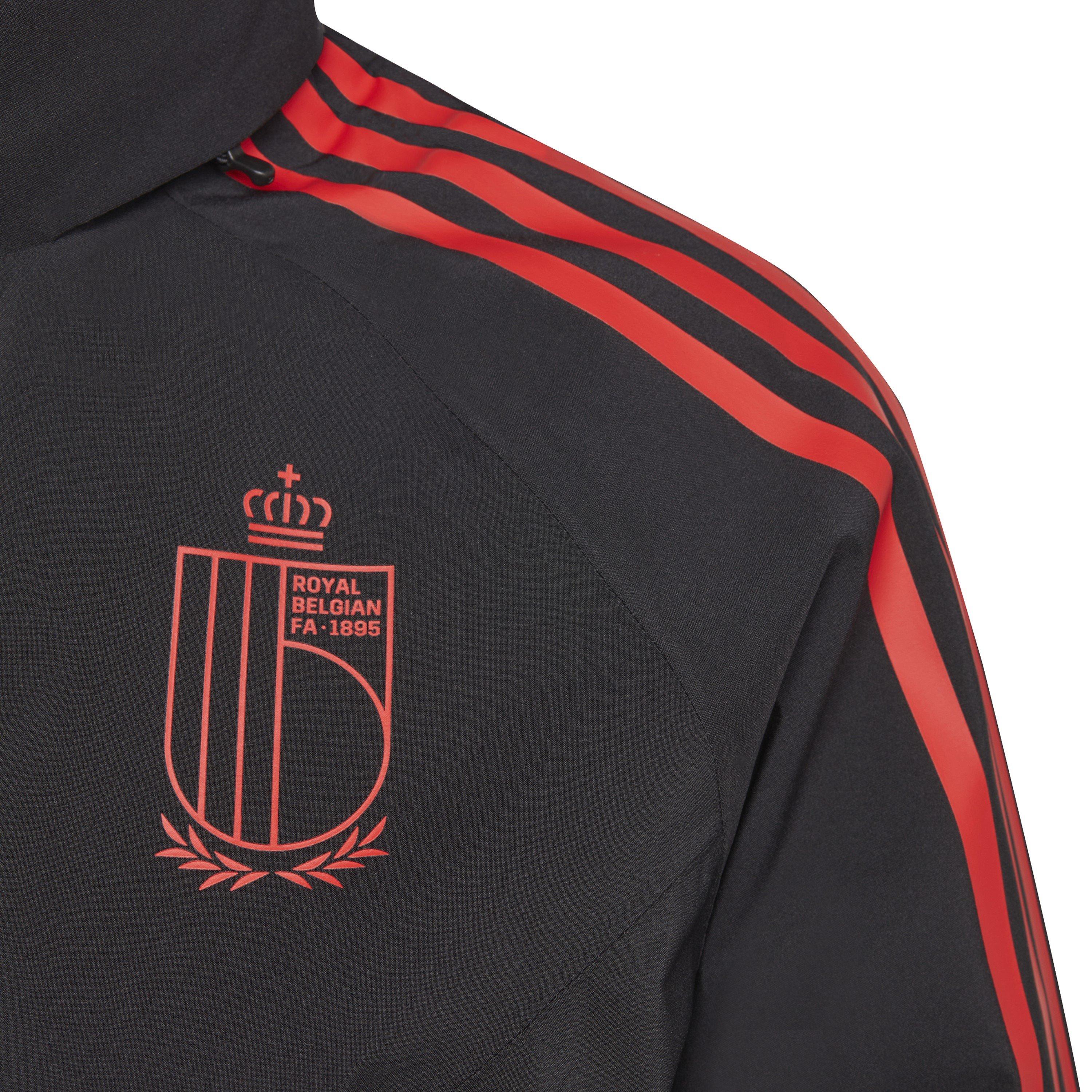 Zwart - adidas - Belgium Rain Jacket 2023 Womens - 3