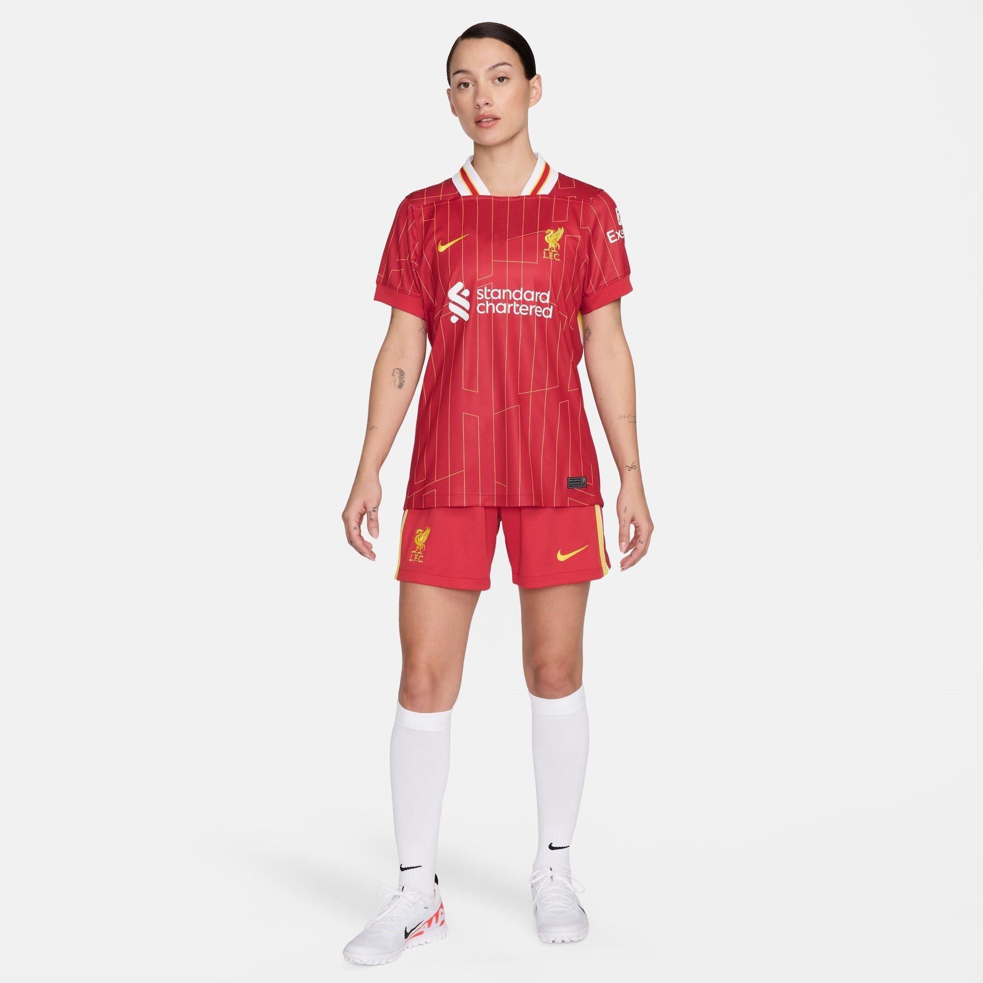 Rood - Nike - Liverpool Home Shorts 2024 2025 Womens - 7