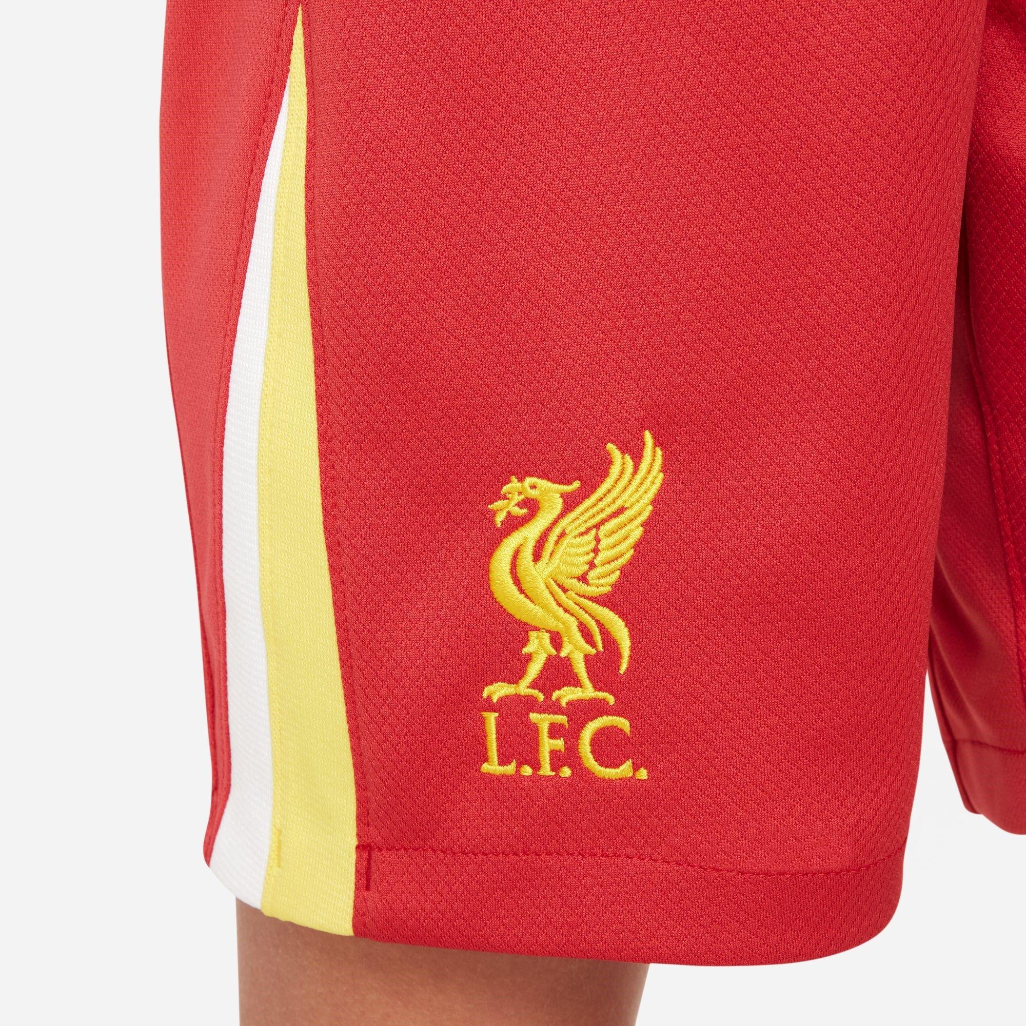 Crvena - Nike - Liverpool Home Shorts 2024 2025 Juniors - 7