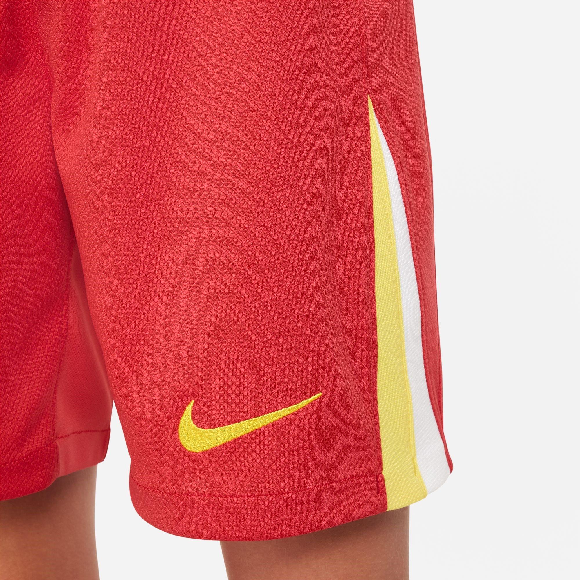 Crvena - Nike - Liverpool Home Shorts 2024 2025 Juniors - 8