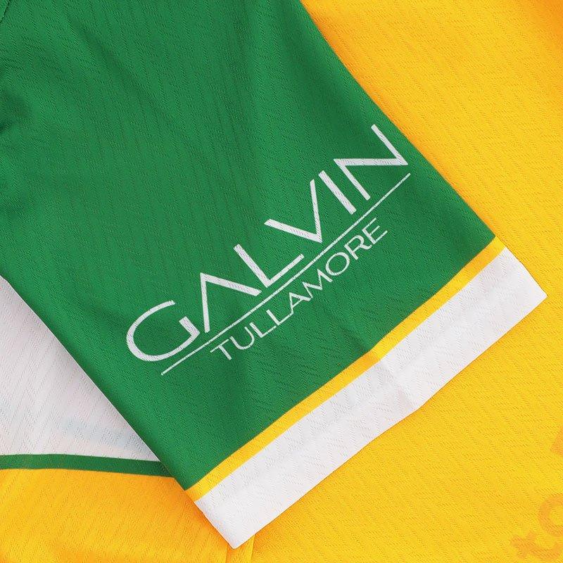 Green/Wht/Amber - ONeills - Offaly Home Jersey Senior - 6