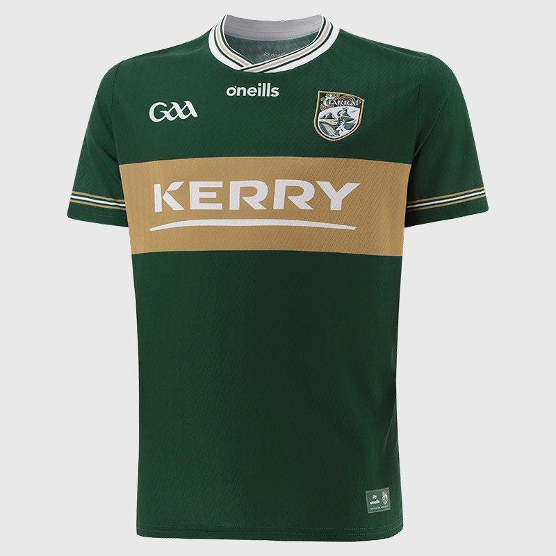 Green/Amber - ONeills - Kerry Home Jersey Senior - 1