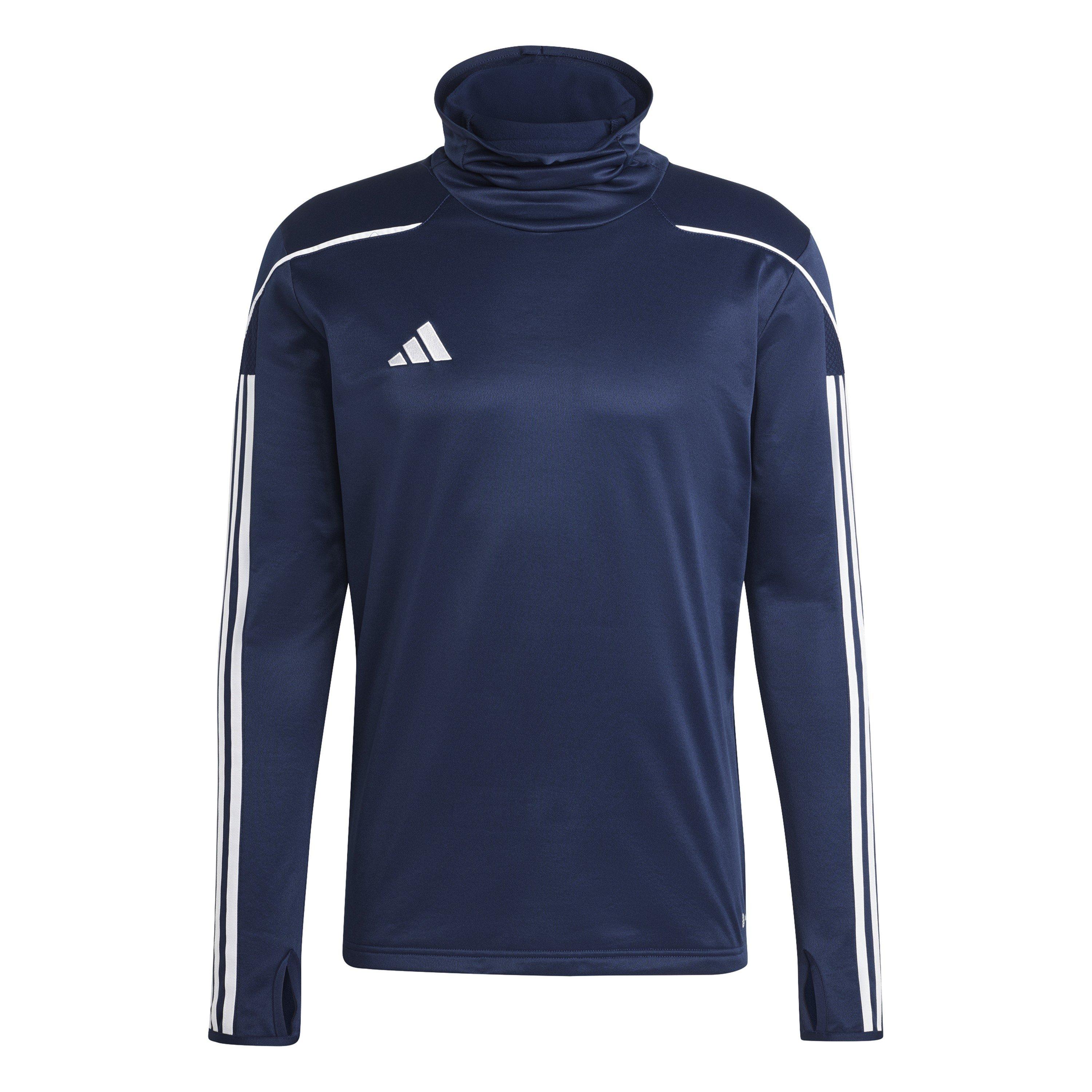 Adidas Men's Tiro 23L Warm International Licensed Tracksuit Top - Team Navy Blue - S
