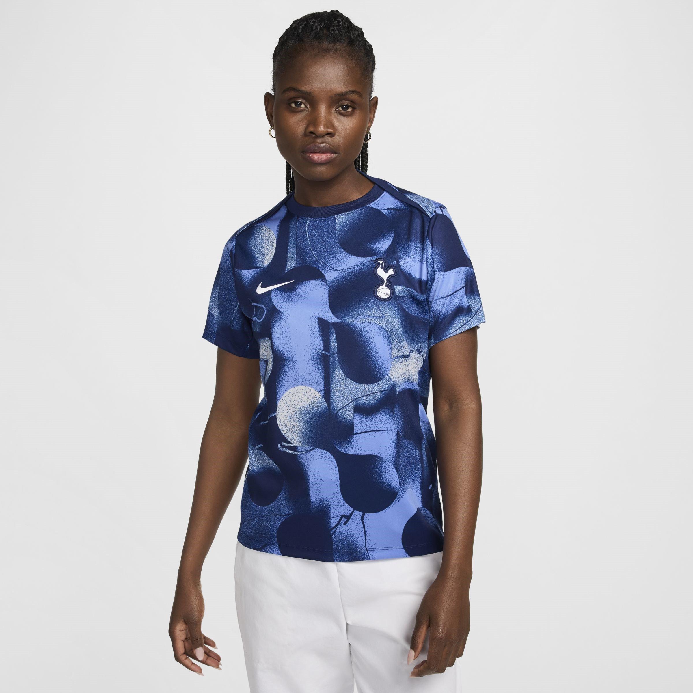 Nike Women's Tottenham Hotspur Academy Pro Pre Match Shirt 2024 2025 - Blue - 10 (S)