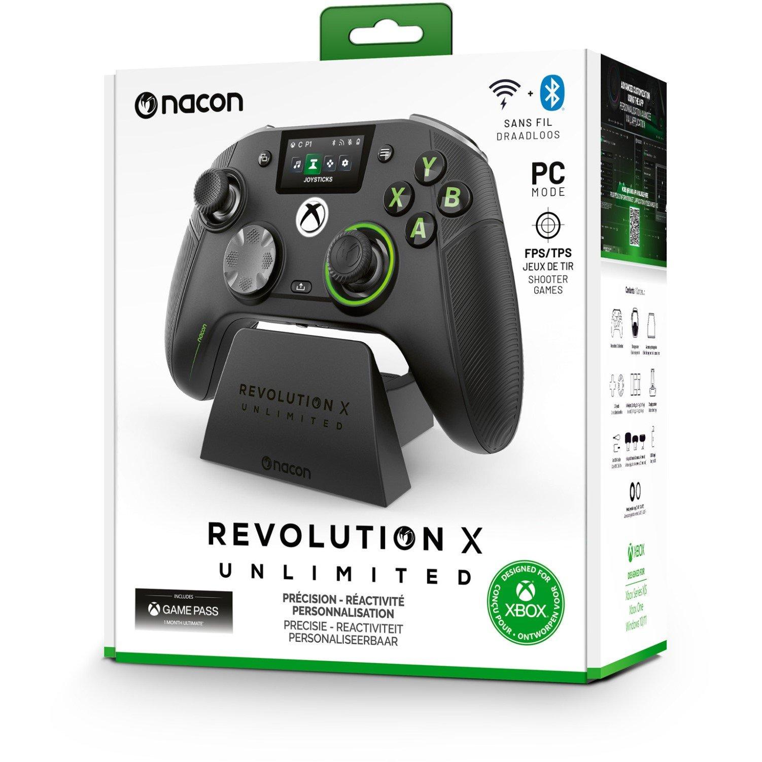 Black - Nacon - Revolution X Unlimited Wireless Xbox and PC Controller - 10