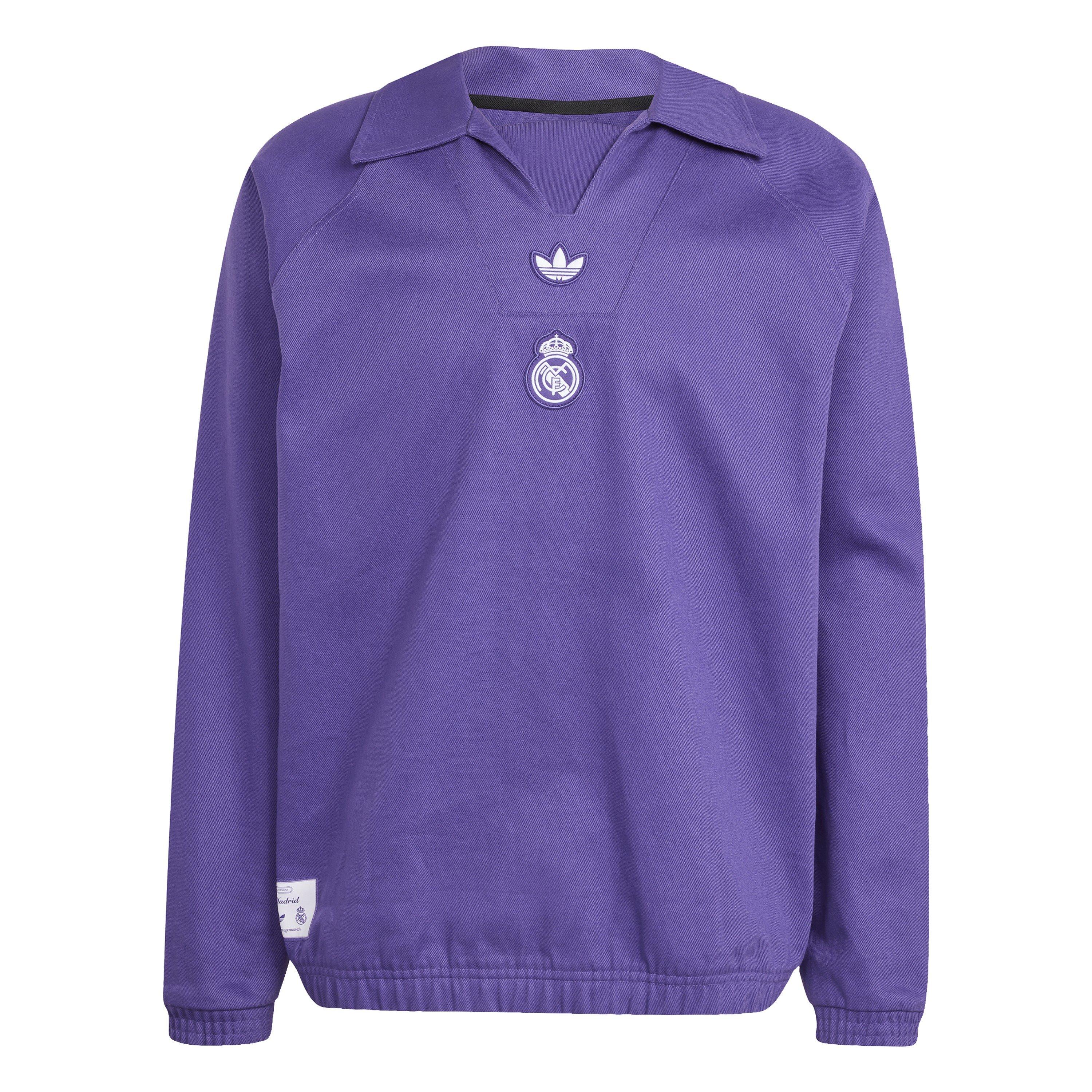 Adidas Men's Real Icon International Licensed Drill Top - Unity Purple - XL