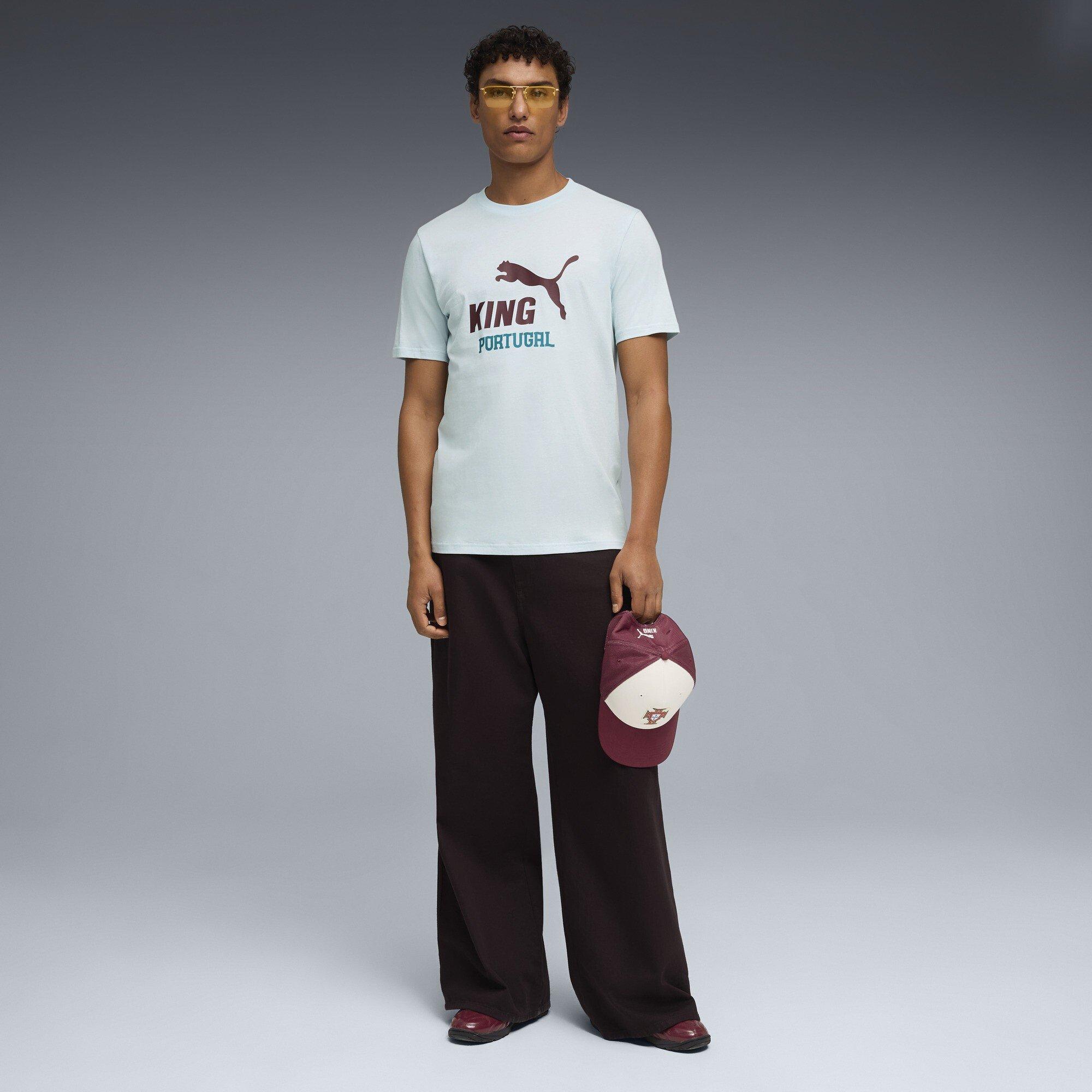 Blauw/Groen - Puma - Men's Portugal Short Sleeve T-Shirt - 5