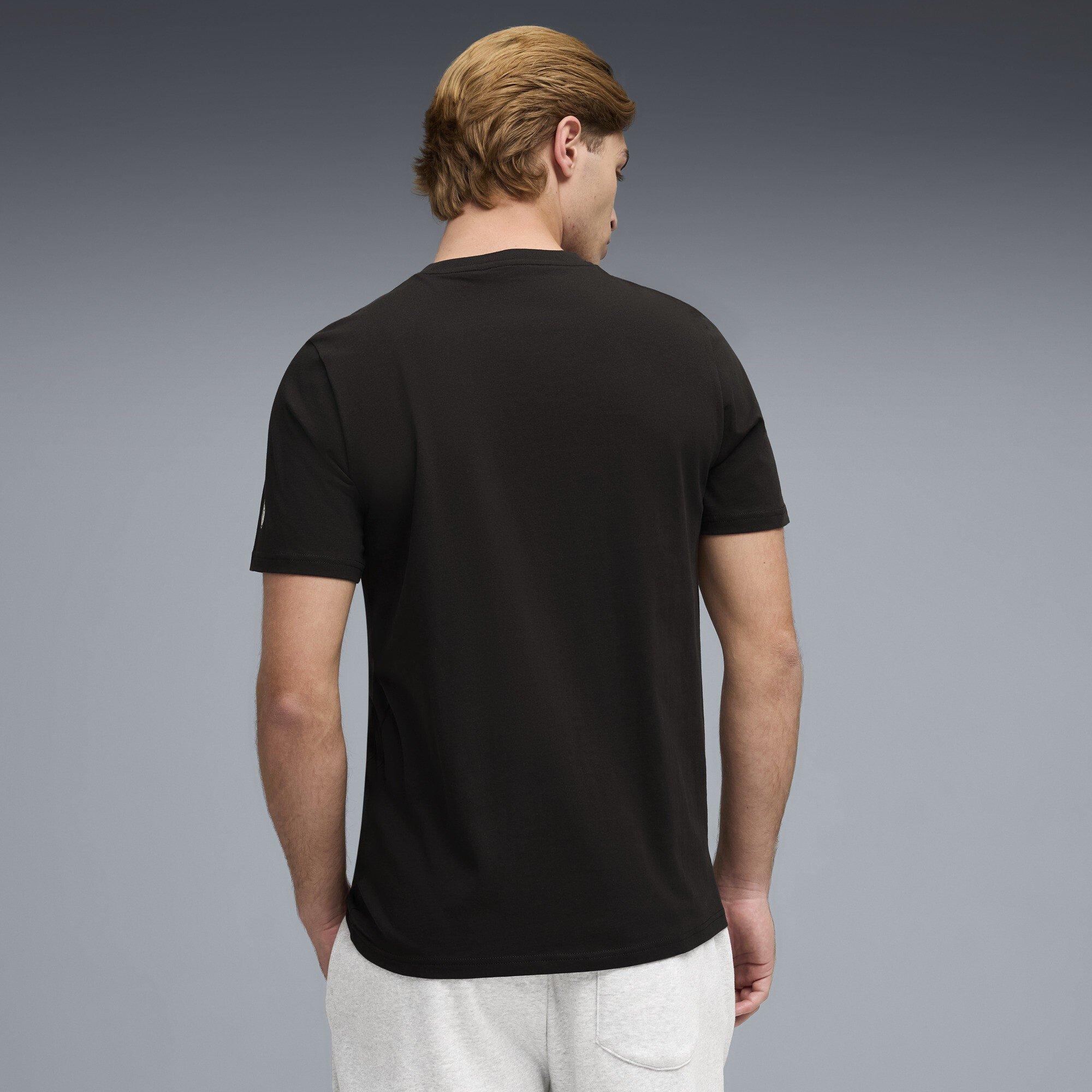 Zwart/Wit - Puma - Men's Austria Short Sleeve T-Shirt - 4