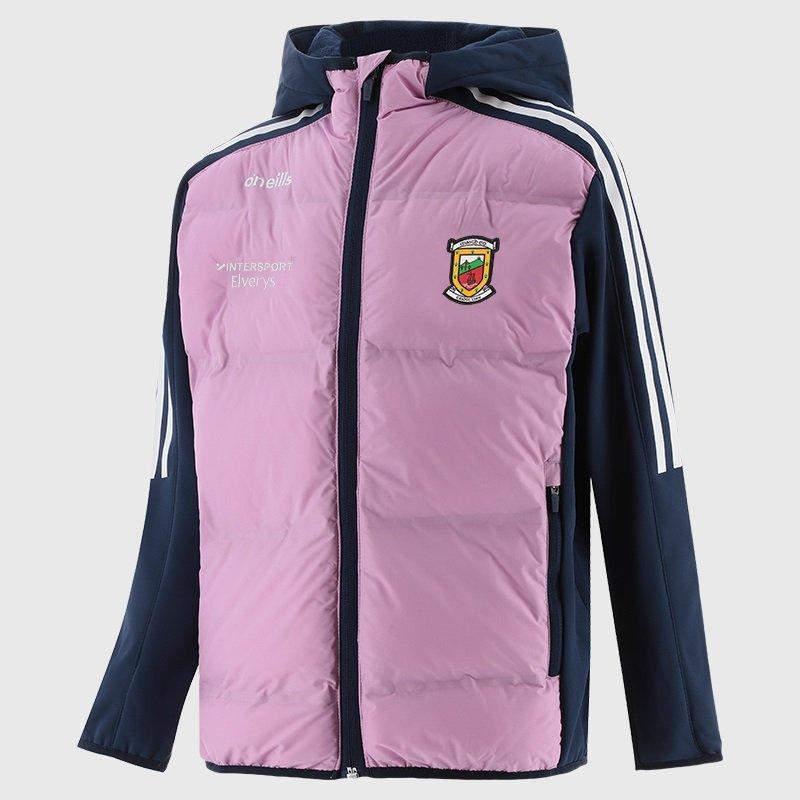 PNK/MNE/WHI - ONeills - Kids' Hydra Mayo Padded Hooded Performance Training Jacket - 1