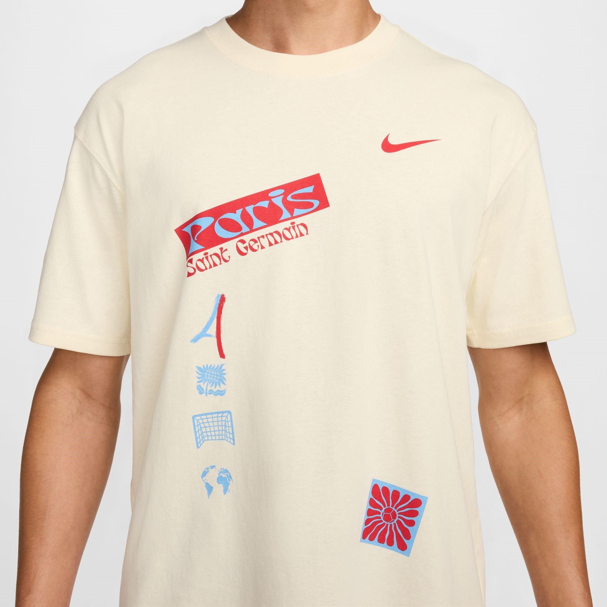 Beige - Nike - Paris Saint Germain Max90 T-shirt Adults - 4