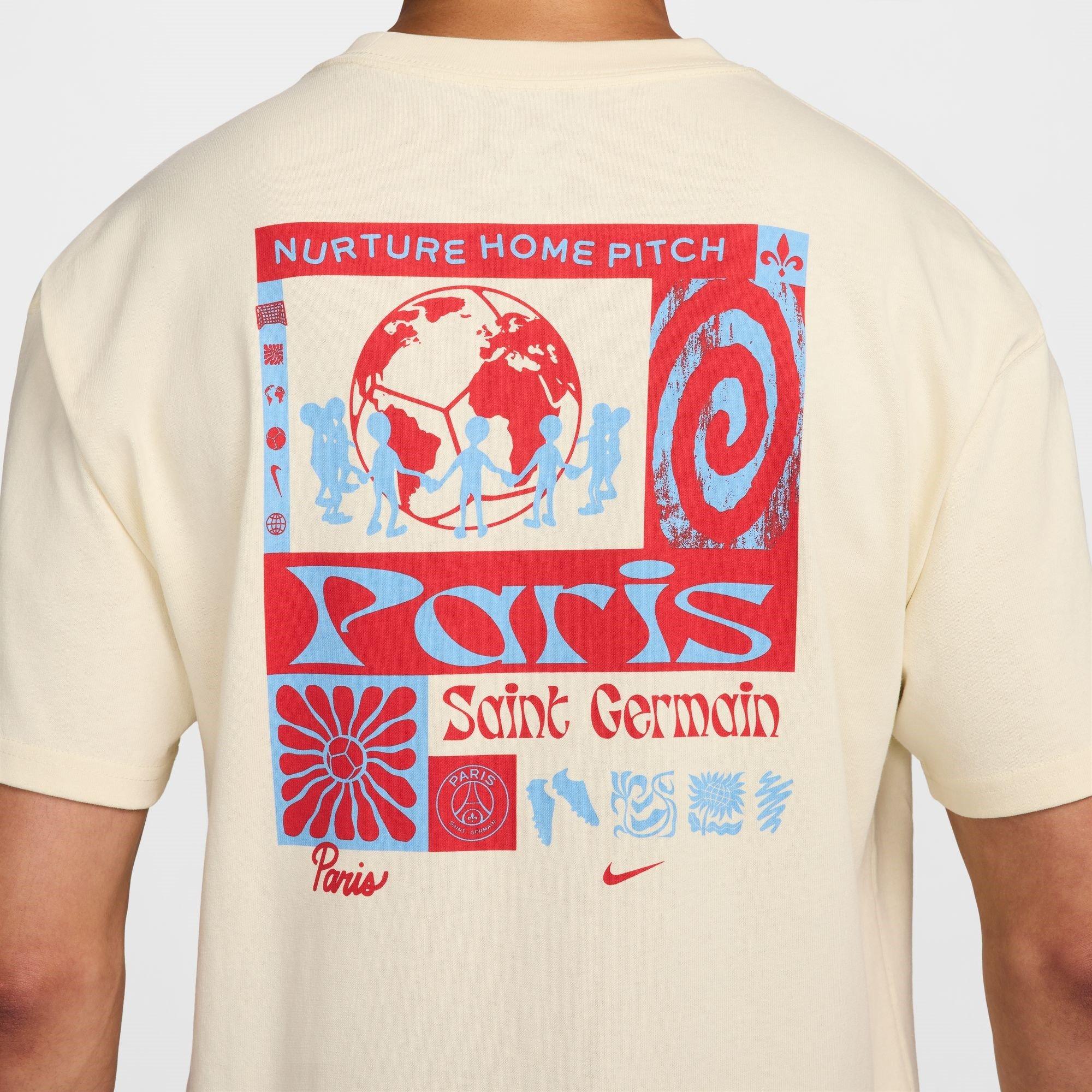 Beige - Nike - Paris Saint Germain Max90 T-shirt Adults - 5