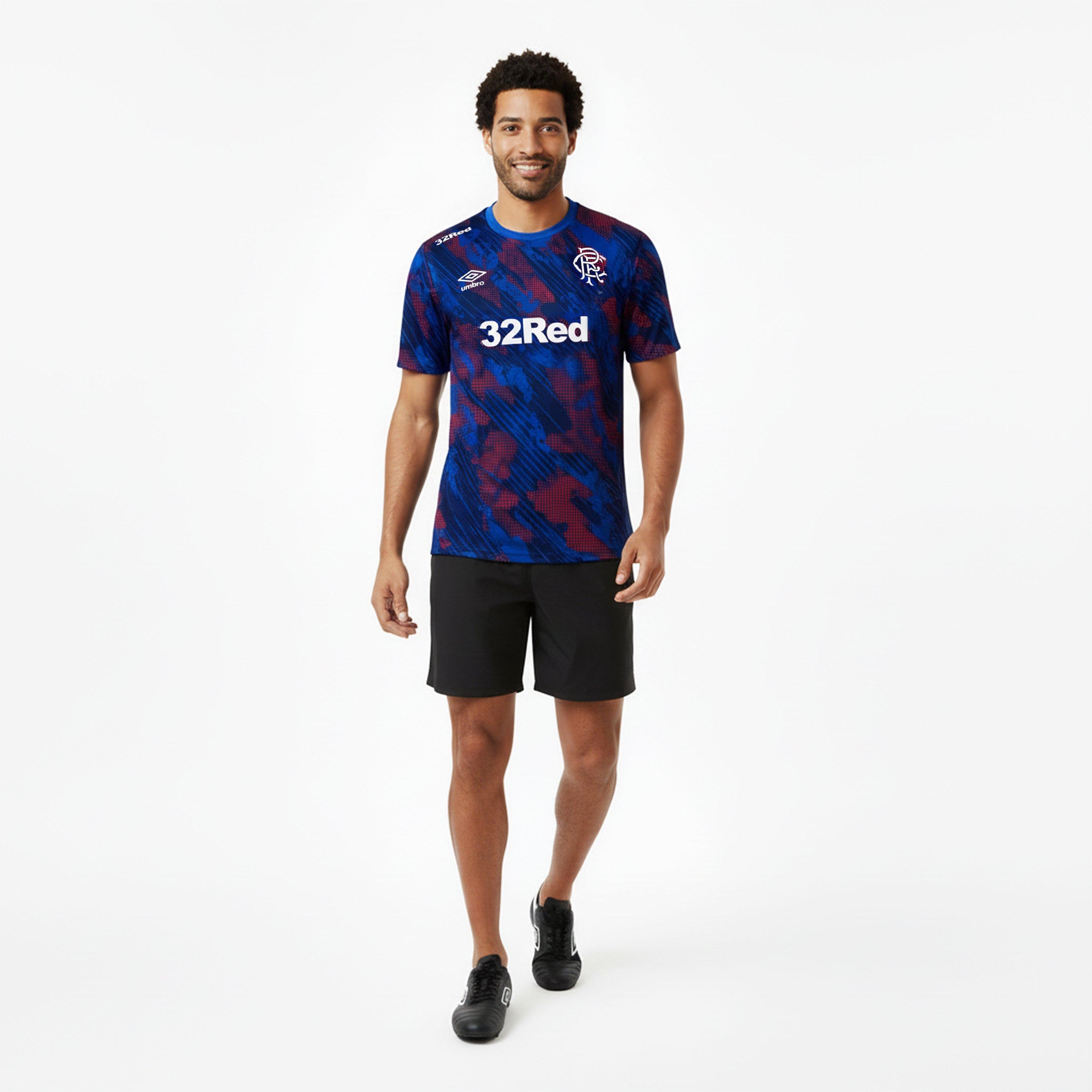 Blue/Red - Umbro - Mens Umbro Rangers Pre Match  Kit Armed Forces 2025 2026 - 5