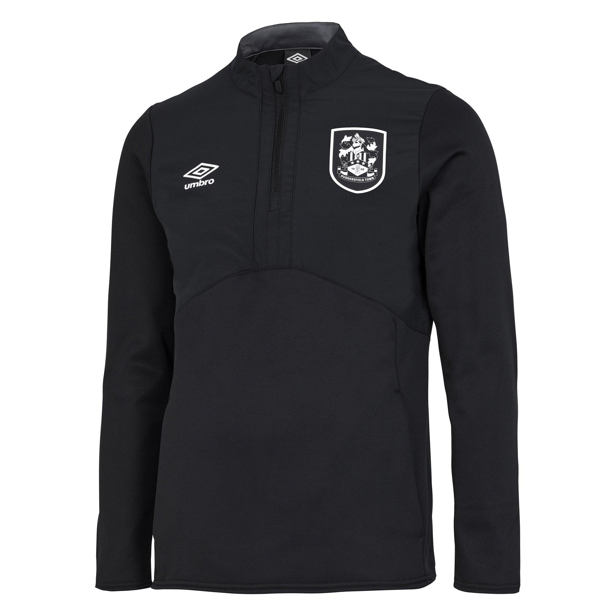 Crna/Karbon - Umbro - Men's Licence Baselayer Top - 1