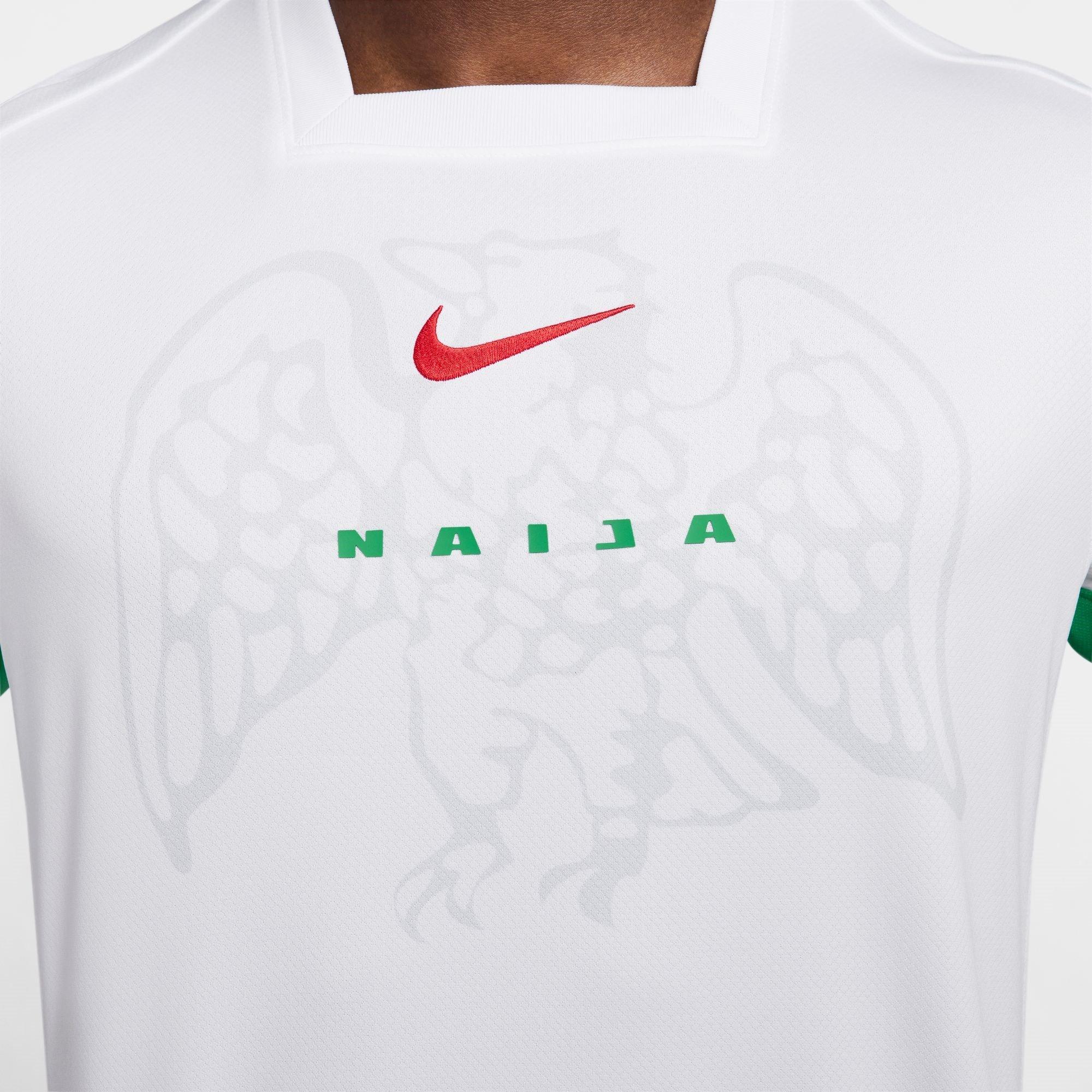 White - Nike - Nigeria Home Shirt 2024 Adults - 6