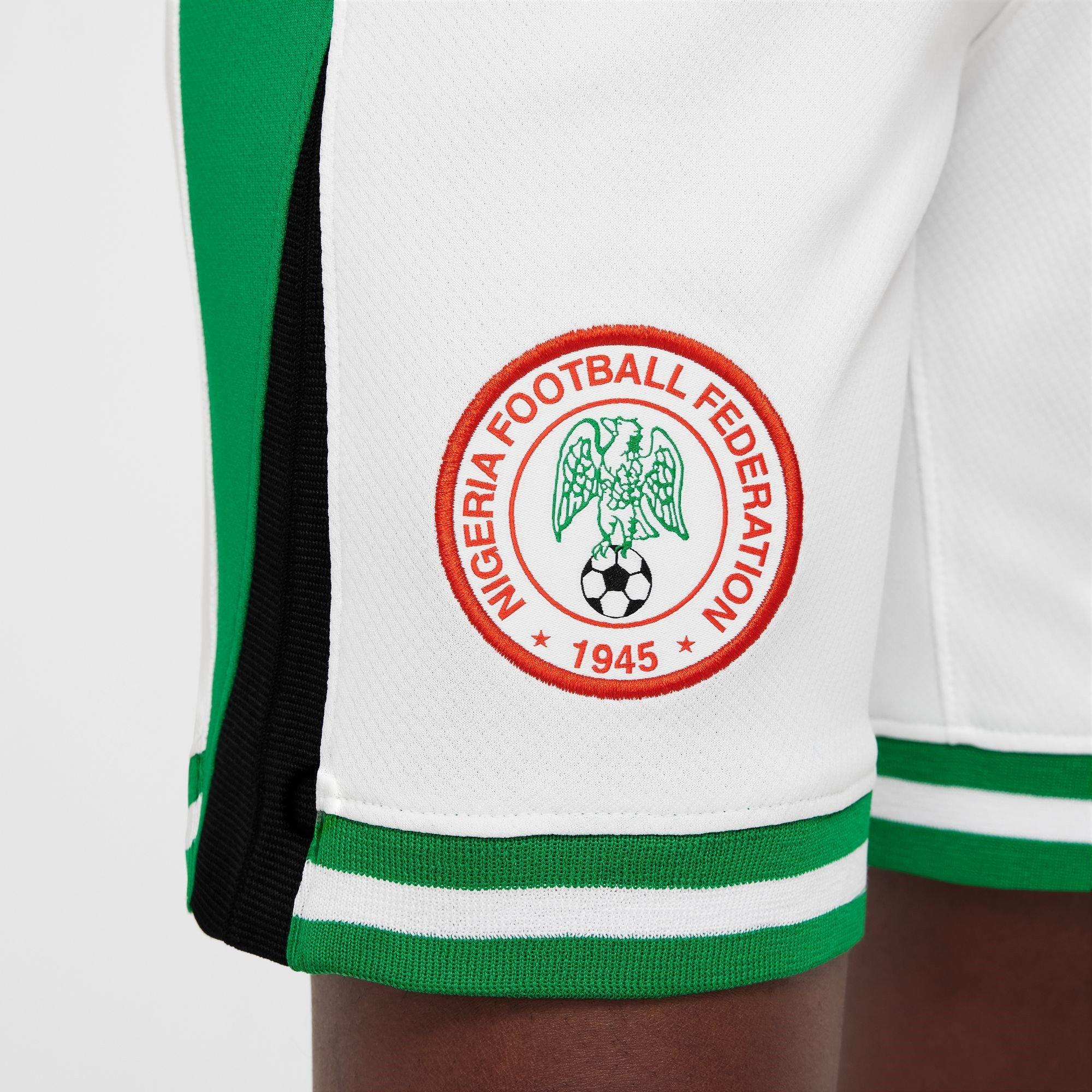 White - Nike - Nigeria Home Shorts 2024 Junior - 5