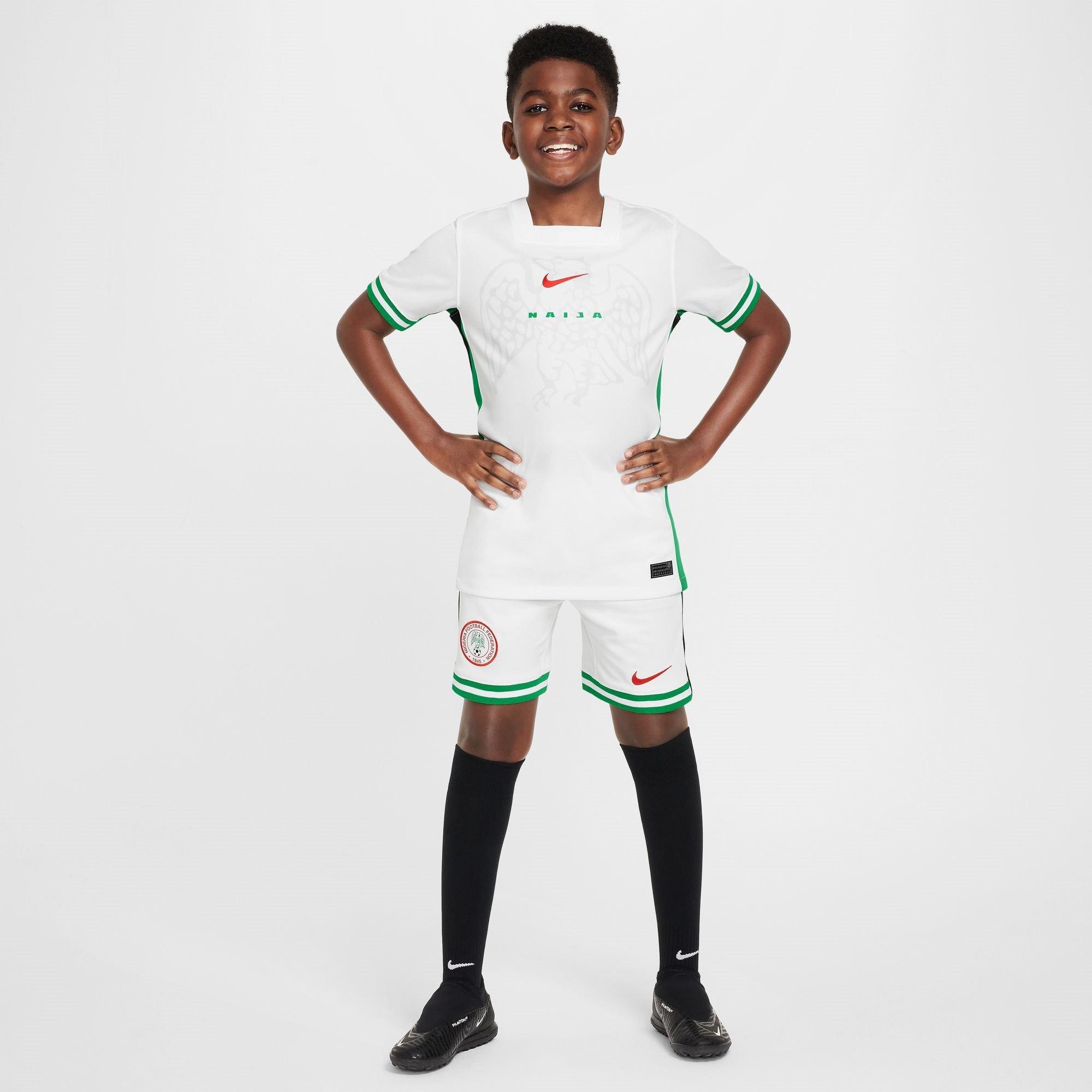 White - Nike - Nigeria Home Shorts 2024 Junior - 7