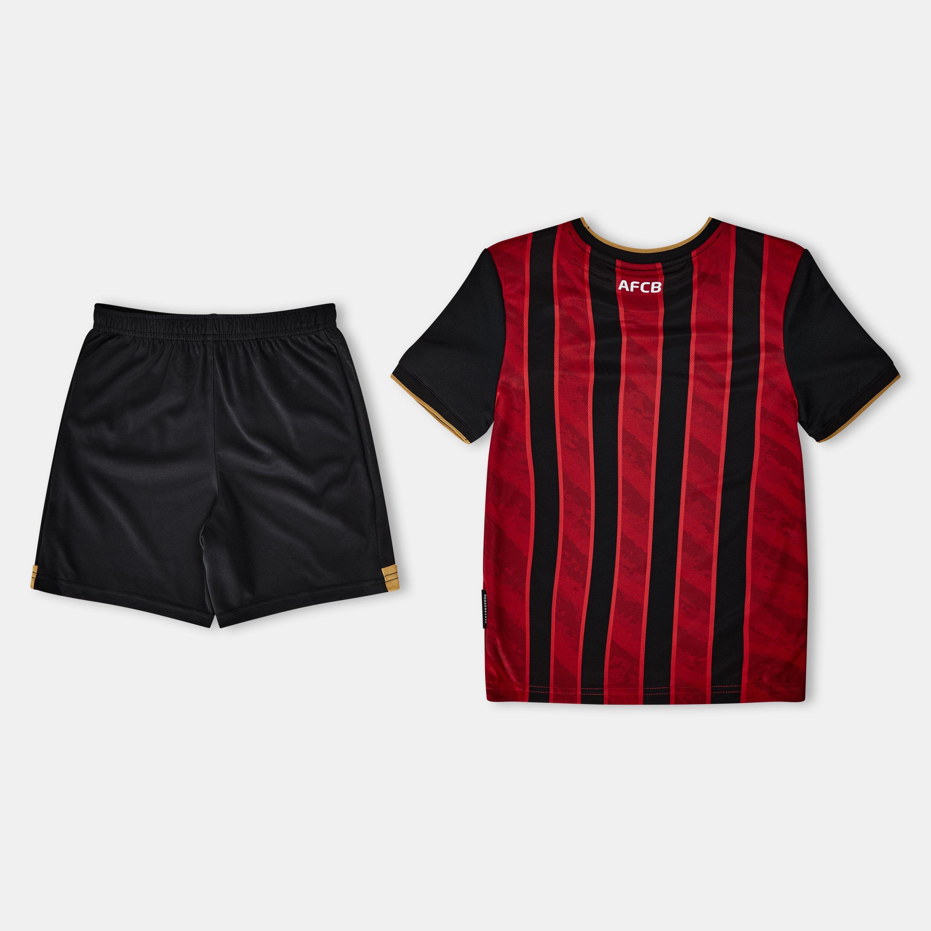 Red/Caviar - Castore - Kids Bournem Home Football Shirt - 2