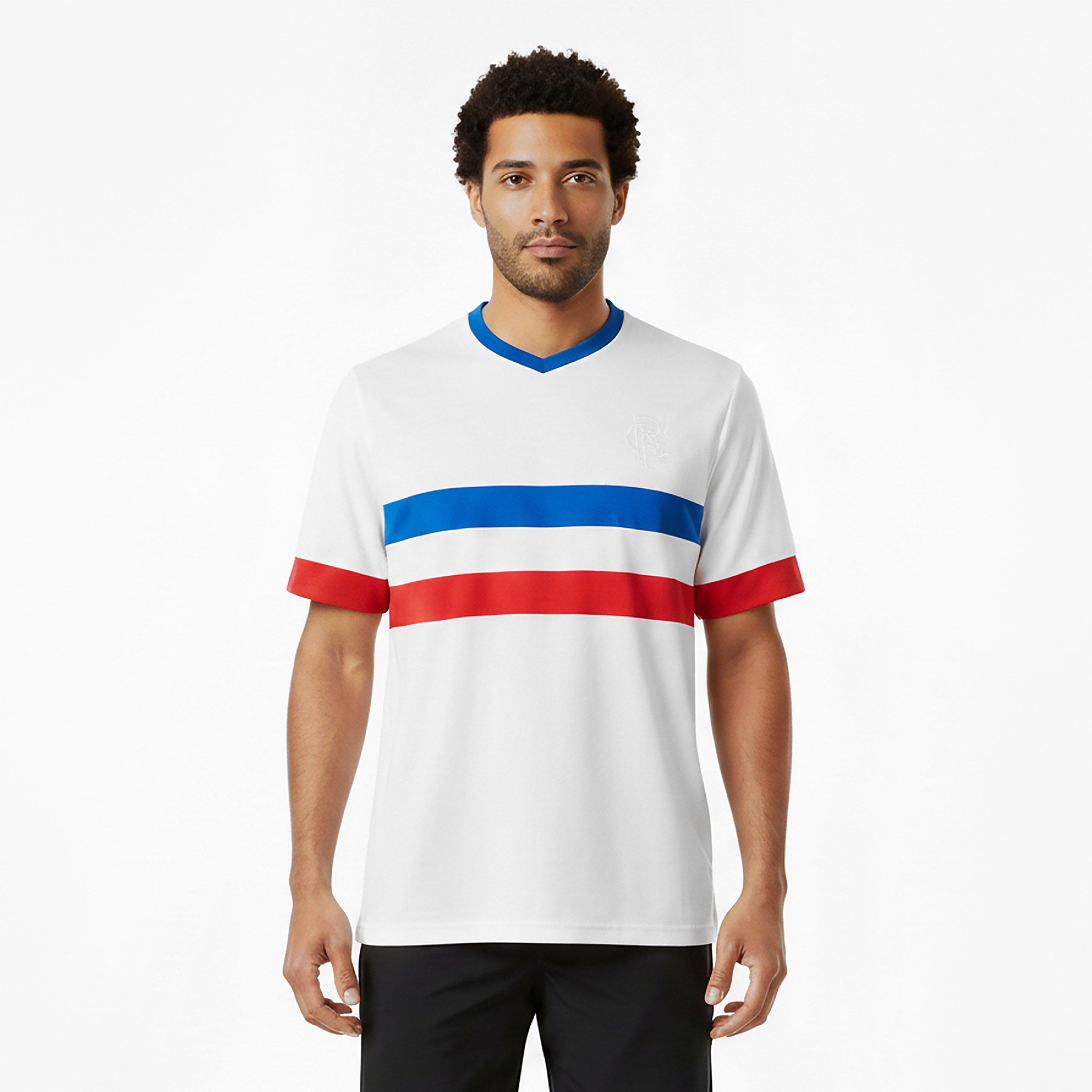 White/Blue - Umbro - Men's Rangers Football Shirt - 3