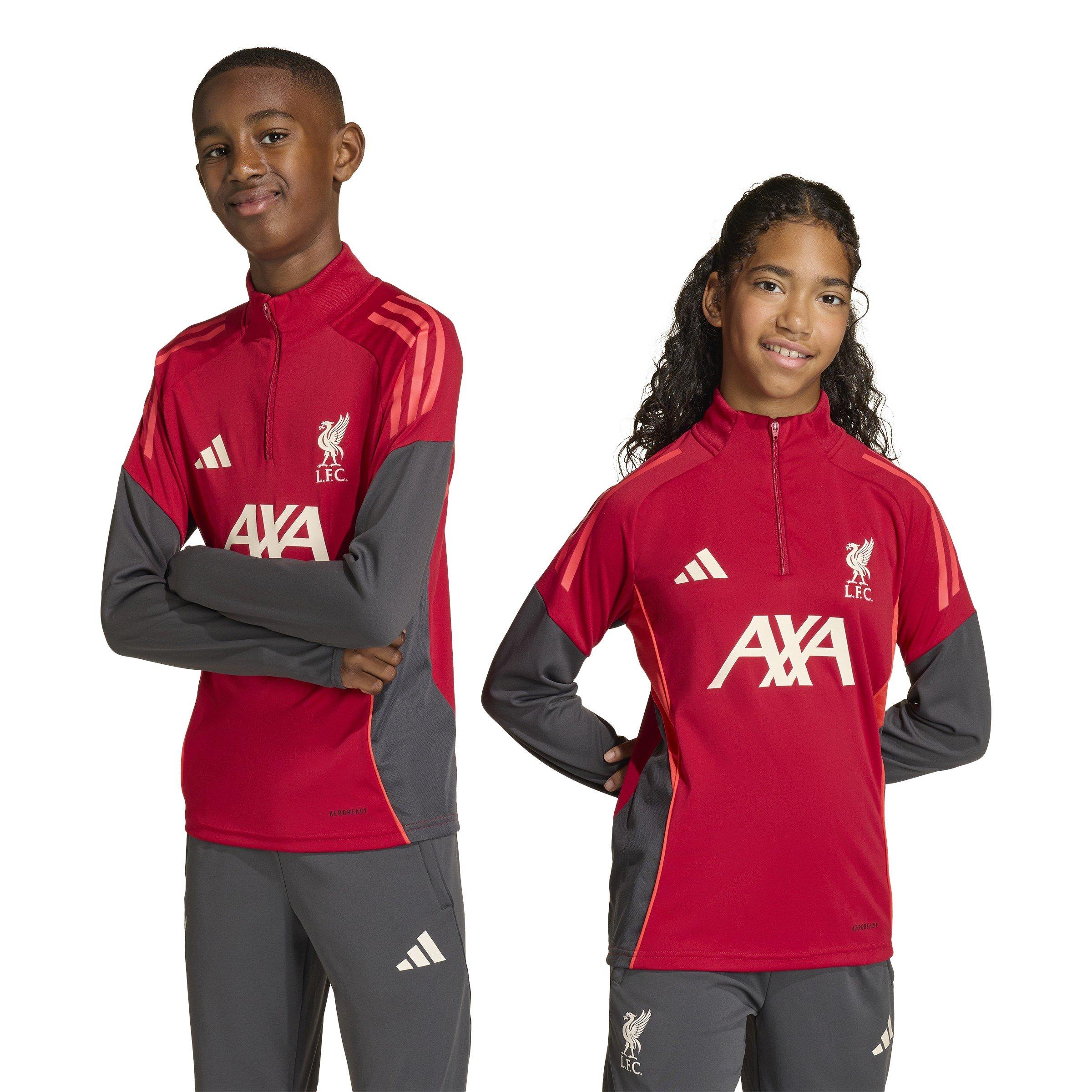 Red/White - adidas - Unisex Kids' Liverpool Drill Top - 3