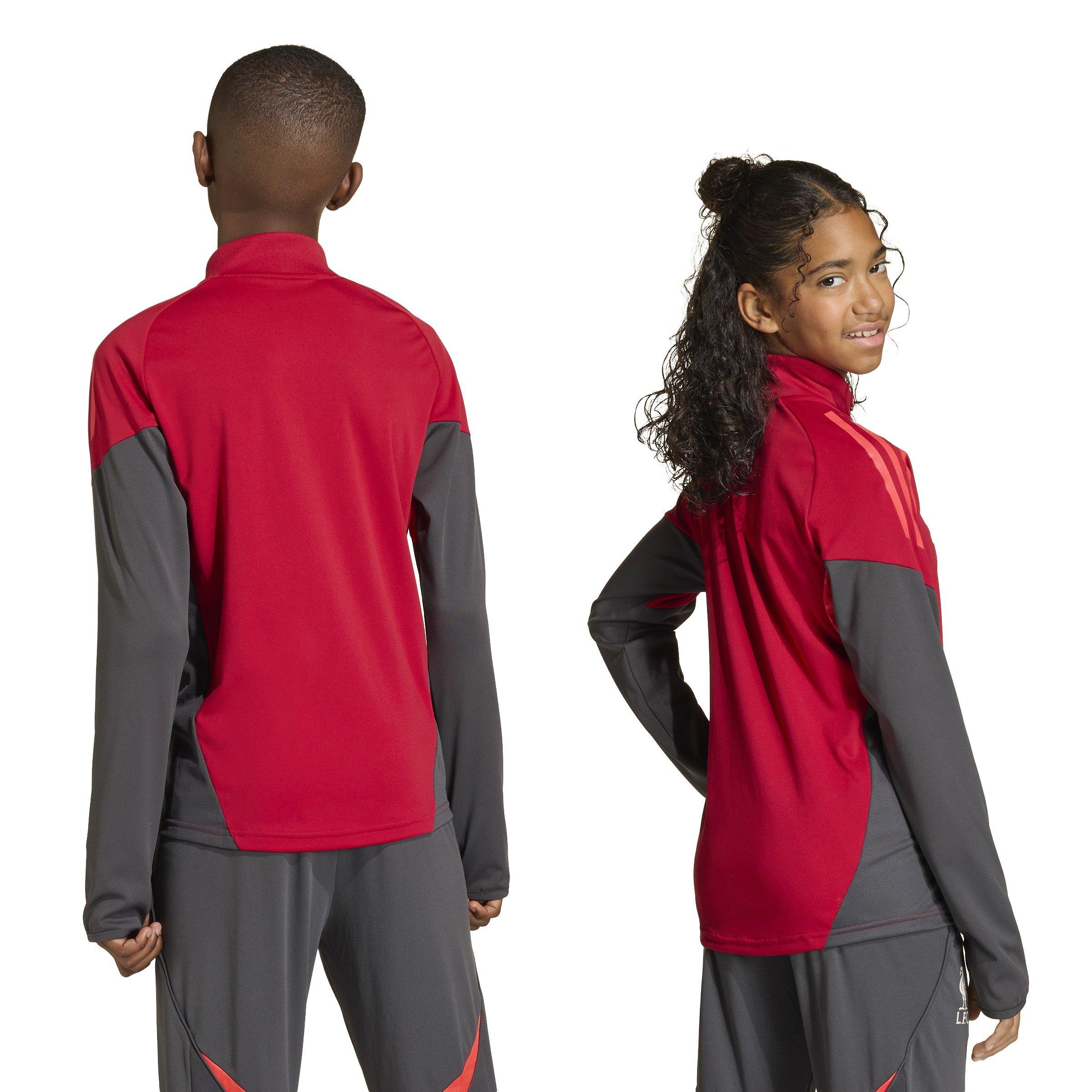 Red/White - adidas - Unisex Kids' Liverpool Drill Top - 4