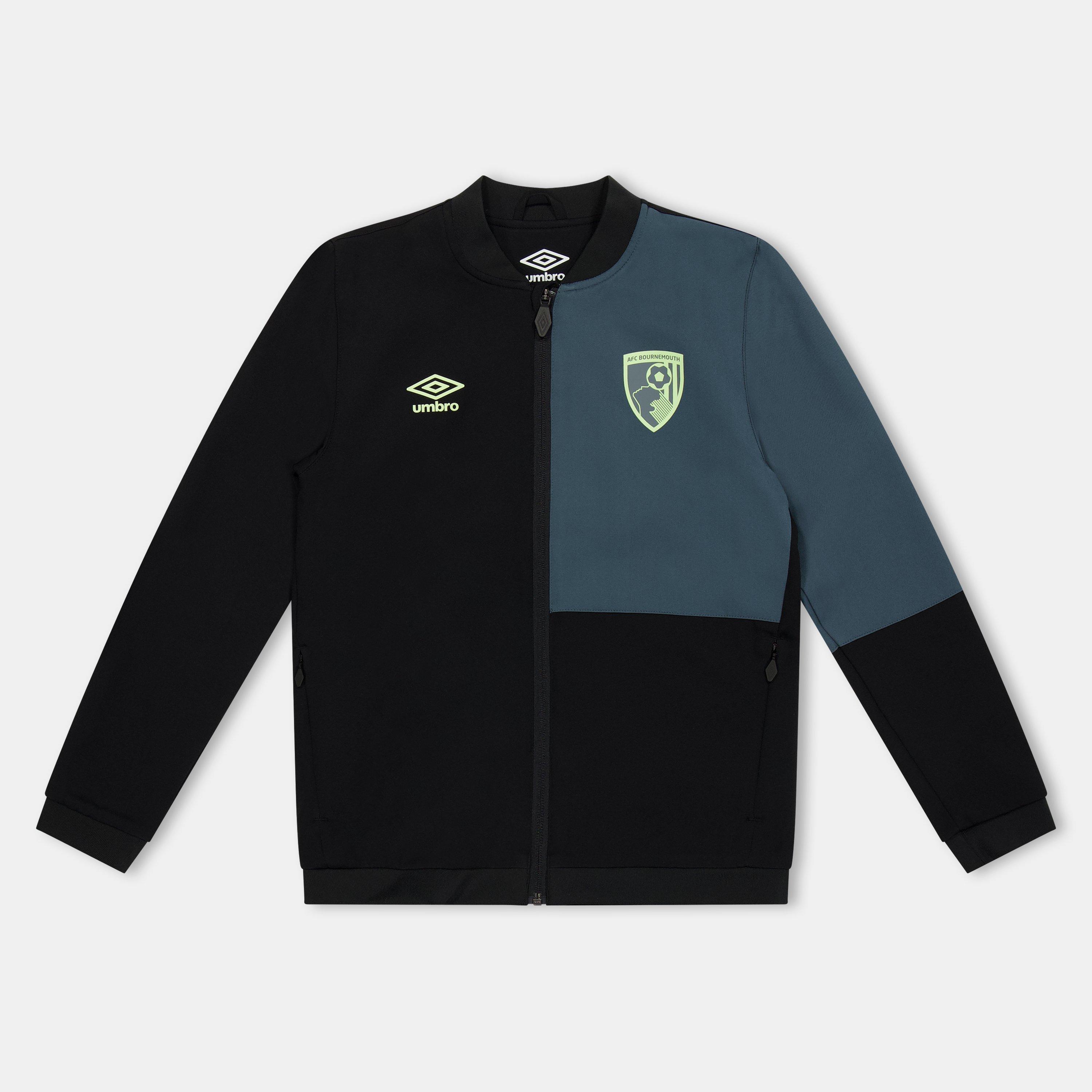 Caviar/Slate - Umbro - Unisex Kids Bournemouth Presentation Jacket - 1