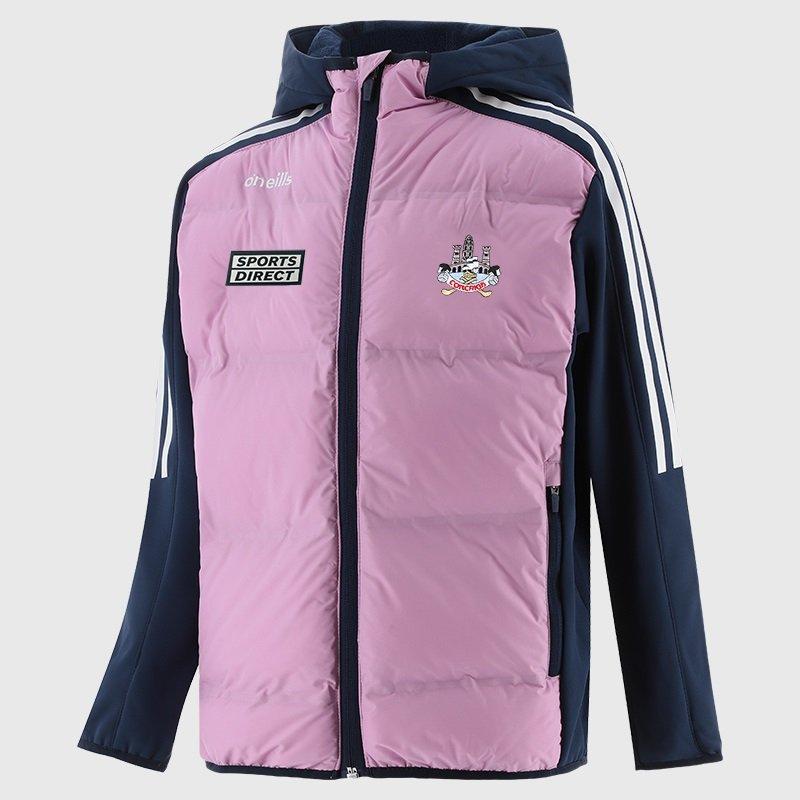 PNK/MNE/WHI - ONeills - Women's Hydra Cork Padded Windproof Performance Training Jacket - 1