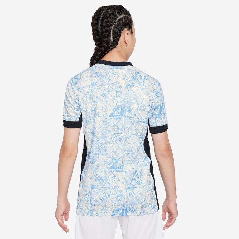 Bleu - Nike - langærmet T-shirt Regular med print - 4