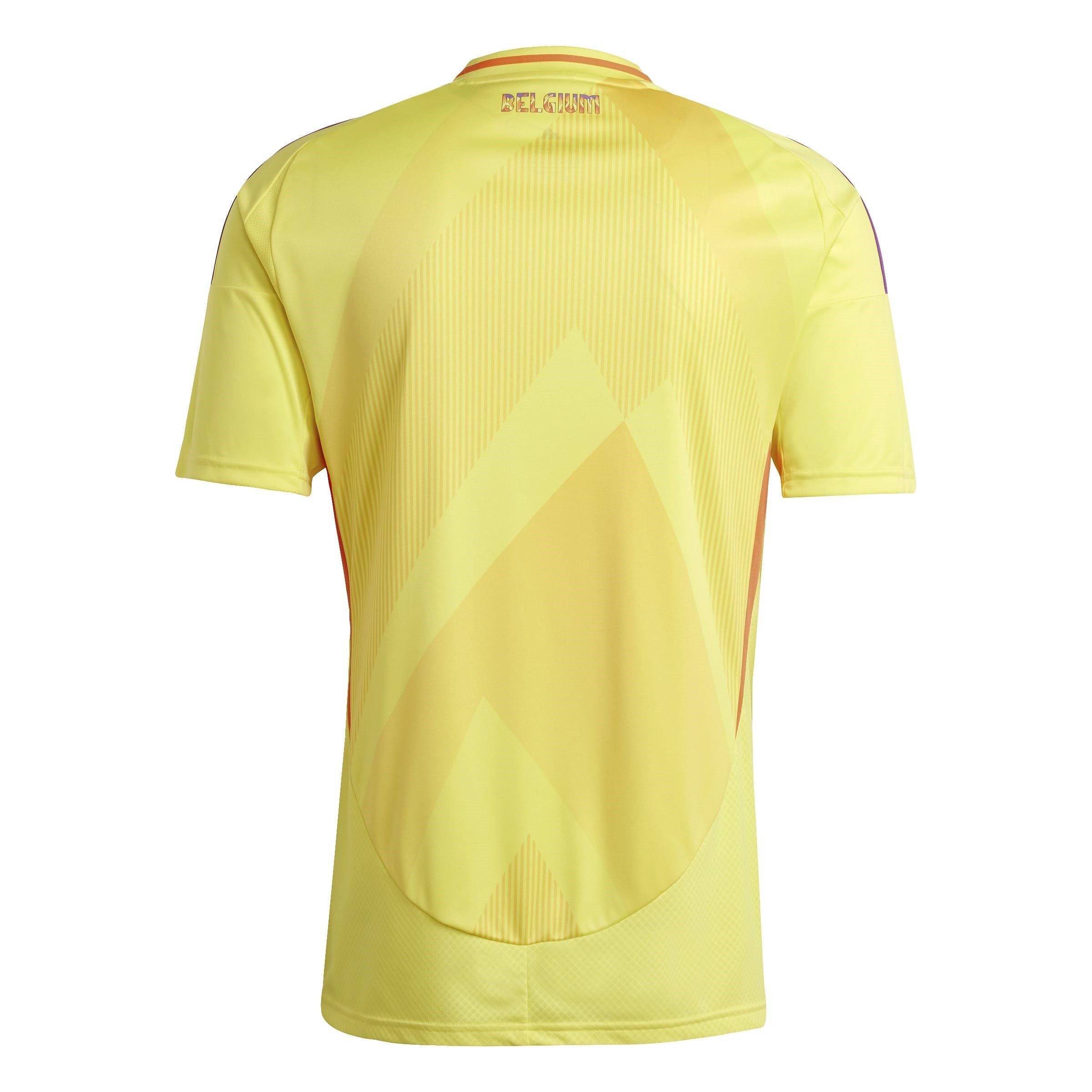 Impact Yellow - adidas - Belgium Away Shirt 2025 Mens - 7