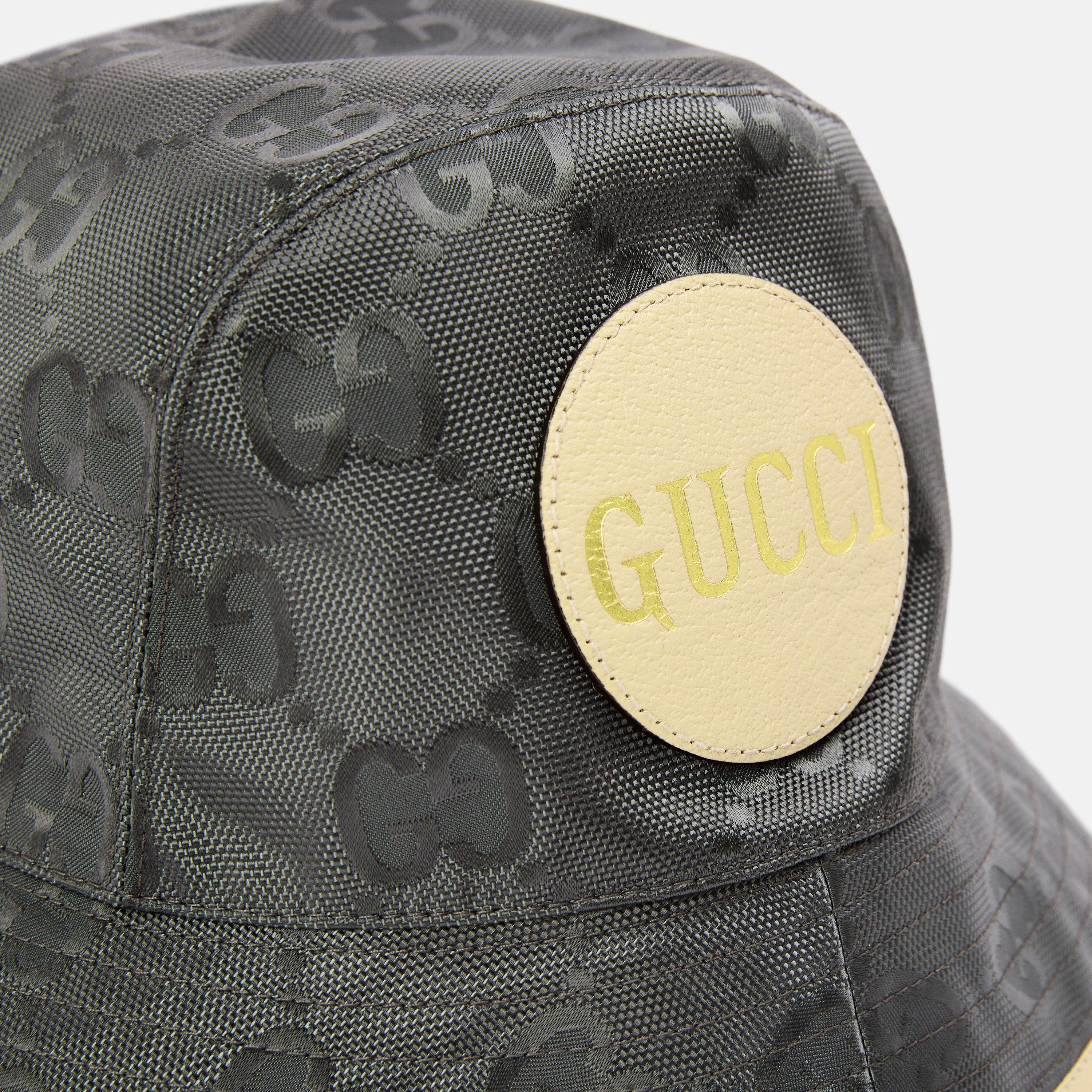 Grpht Gry+Nw Pl - Gucci - Women's Classic Structured Bucket Hat - 3