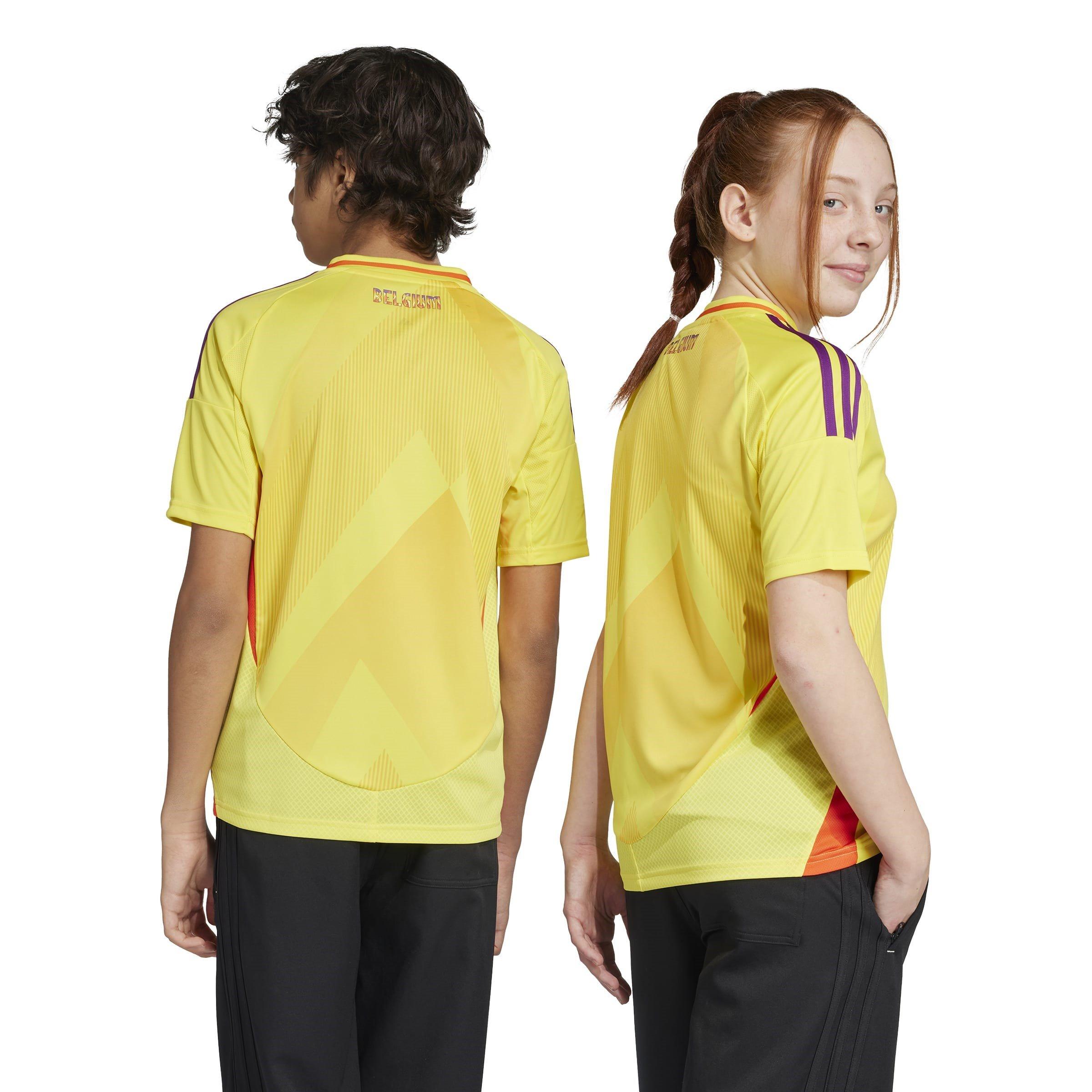 Impact Yellow - adidas - Belgium Away Shirt 2025 Juniors - 3