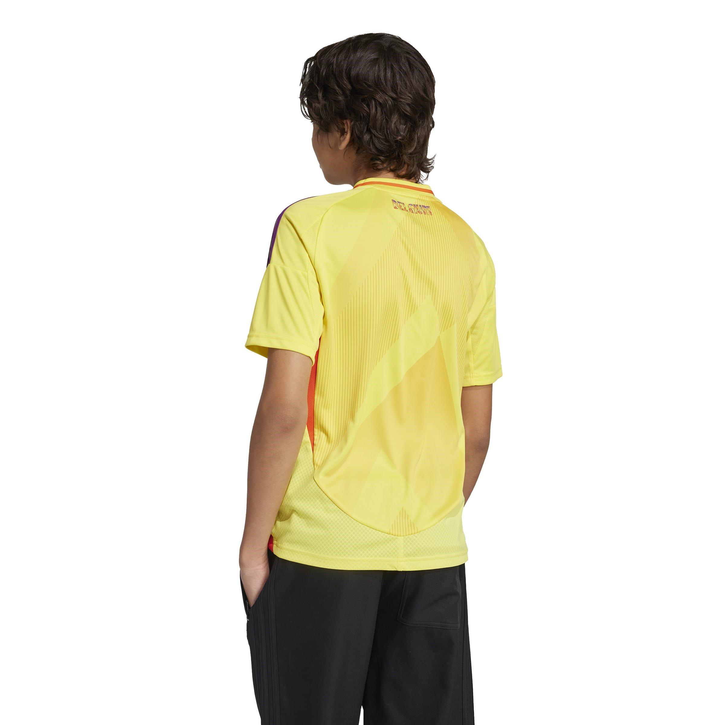 Impact Yellow - adidas - Belgium Away Shirt 2025 Juniors - 5