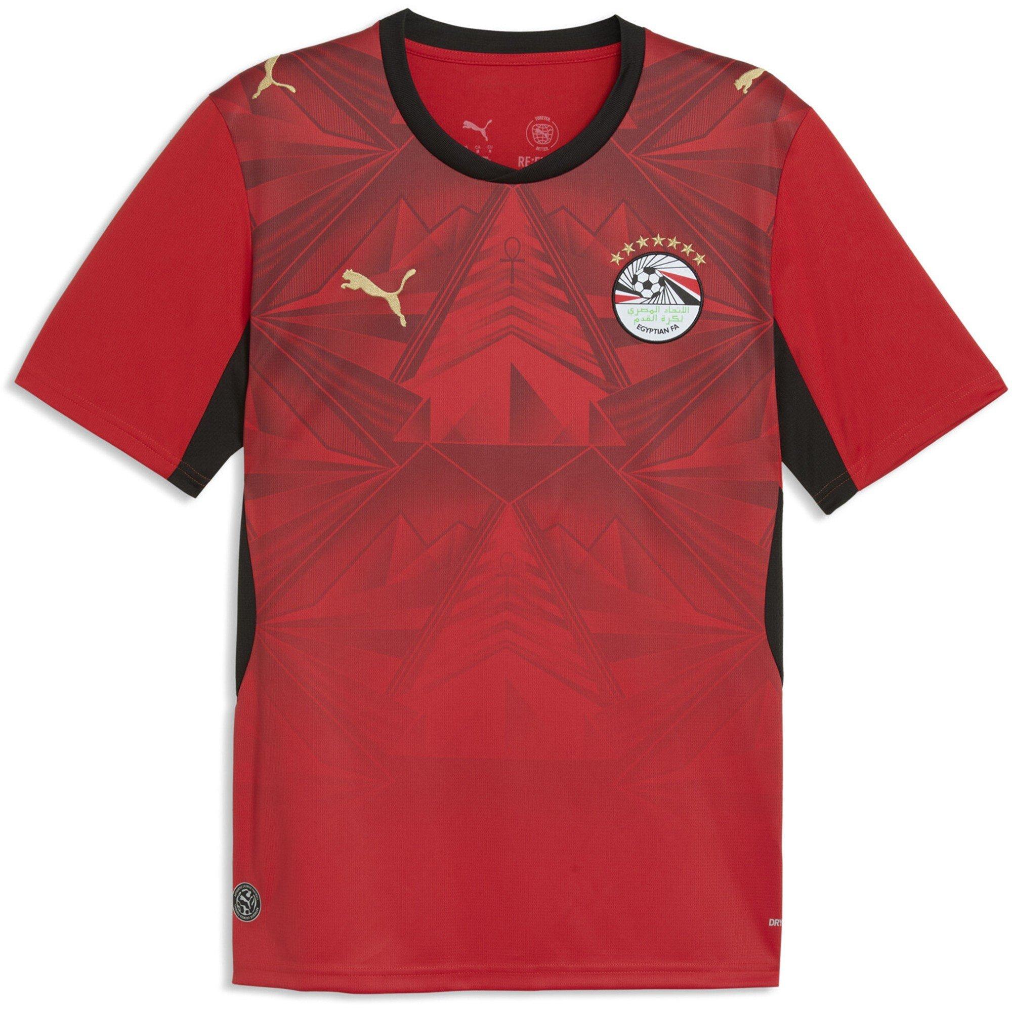 Puma Men's Egypt Home Shirt World Cup 2026™ - Red/White - XL