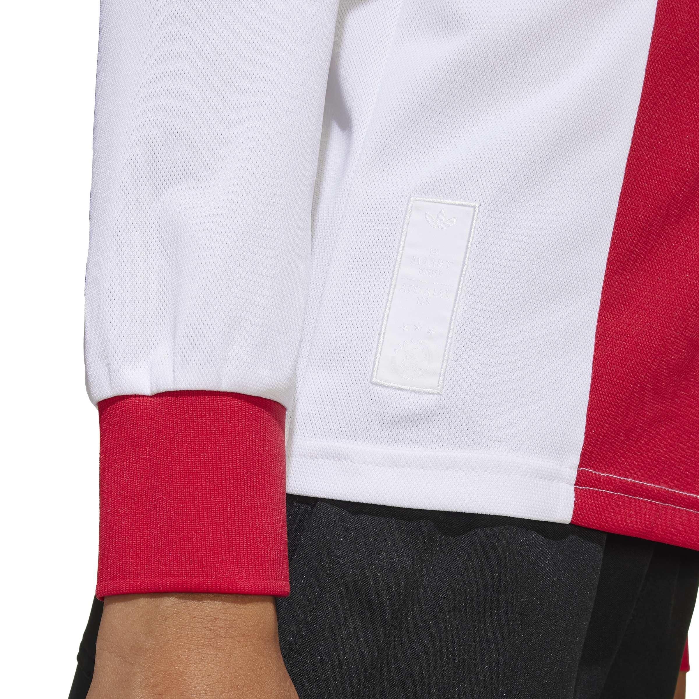Wit - adidas - Kids' 125th Anniversary Ajax Retro 24/25 Short-Sleeve Football Shirt - 9