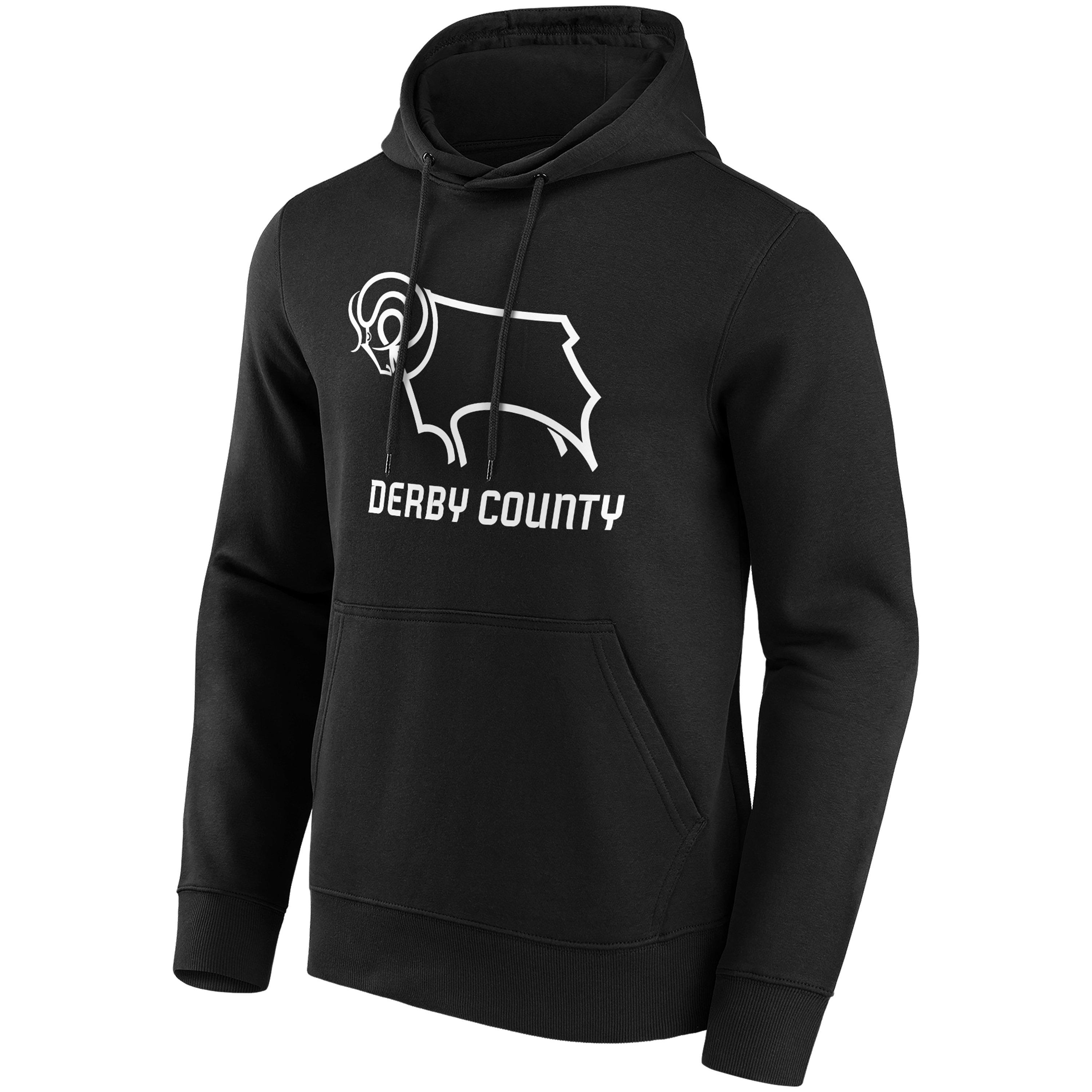 Black - Team - Derby Essential Logo Hoodie Mens - 1