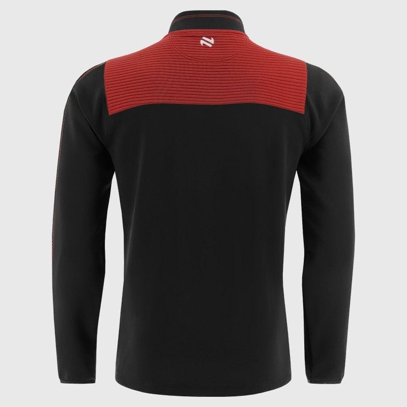 Zwart/Rood - ONeills - Tyrone Dynamo Half Zip Top Junior - 2