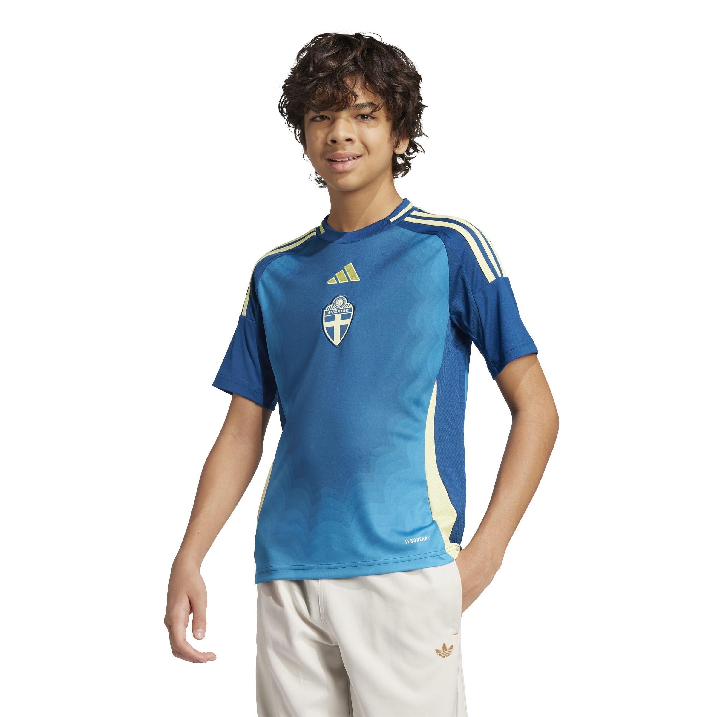 Legend Marine - adidas - Replica Sweden Away Shirt 2025 Juniors - 4