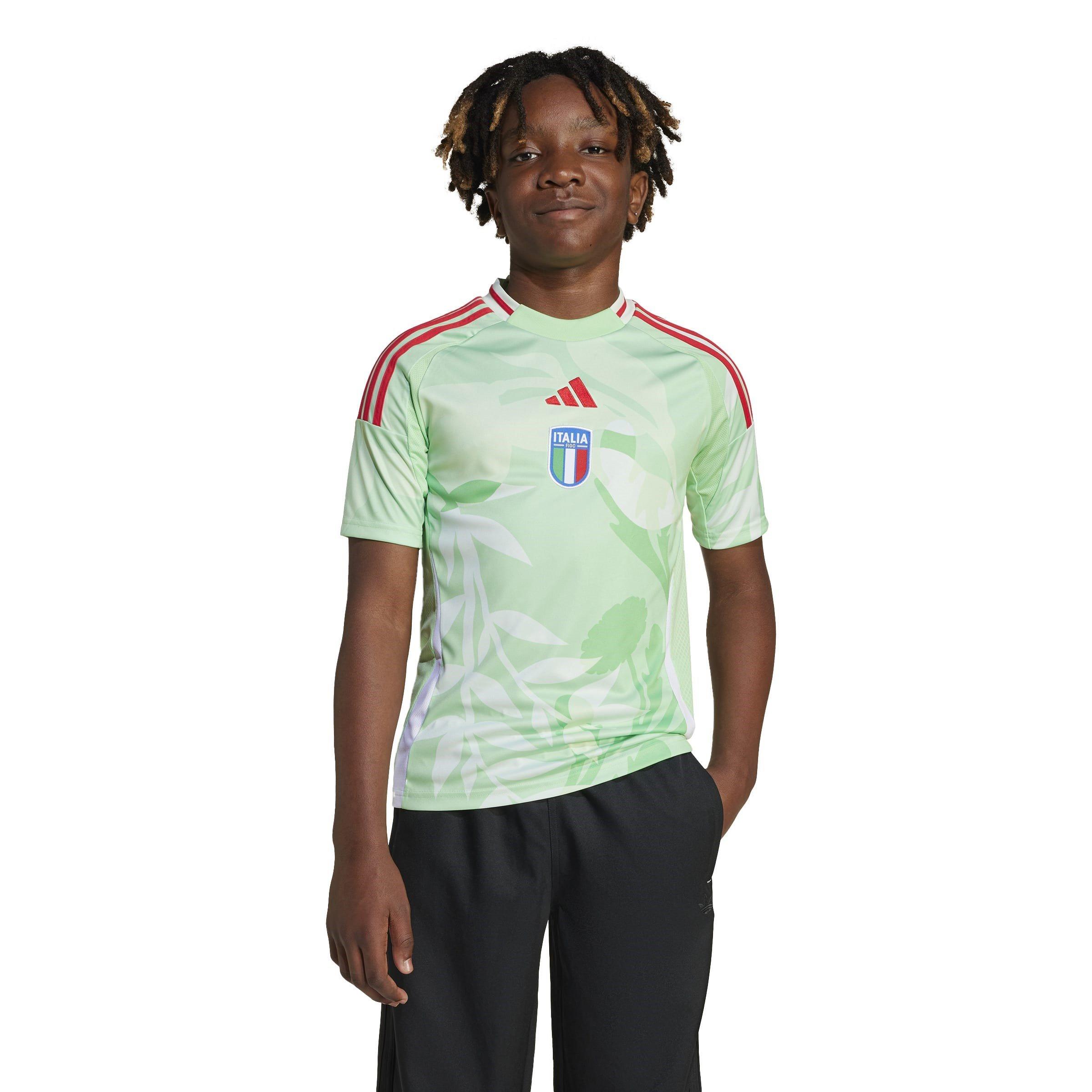 Glory Mint - adidas - adidas Italy Away Shirt 2025 Juniors - 4